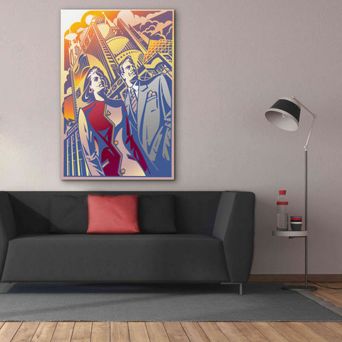 Image of 'Architectural Business Couple' by David Chestnutt, Giclee Canvas Wall Art,40 x 60