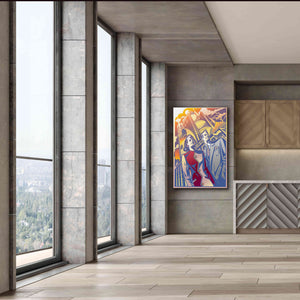 'Architectural Business Couple' by David Chestnutt, Giclee Canvas Wall Art,40 x 60