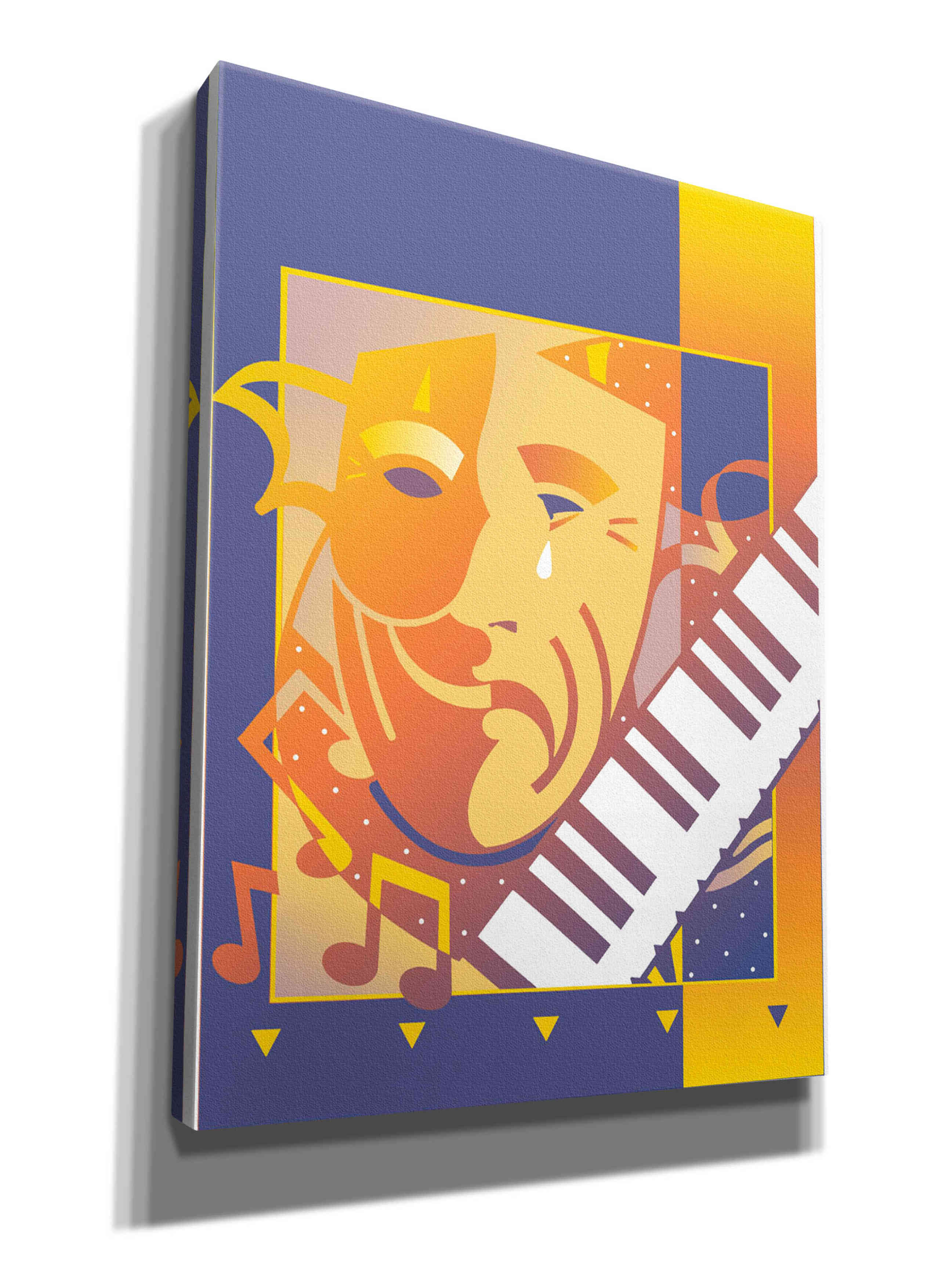 'Arts And Music' by David Chestnutt, Giclee Canvas Wall Art