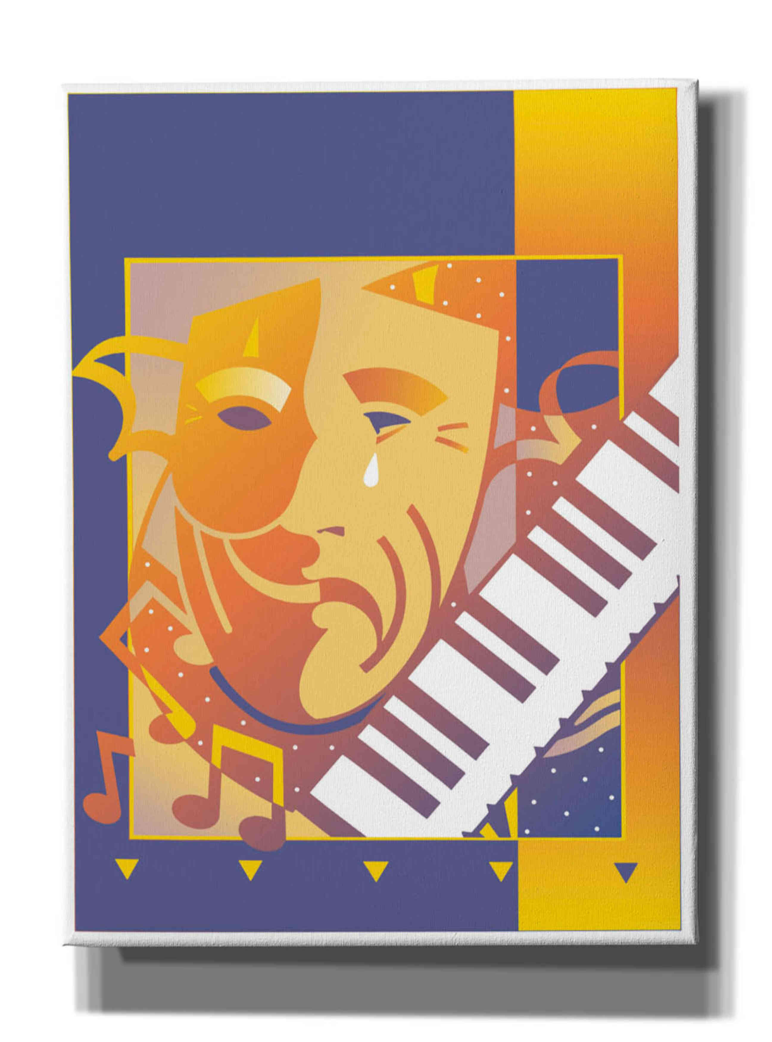'Arts And Music' by David Chestnutt, Giclee Canvas Wall Art