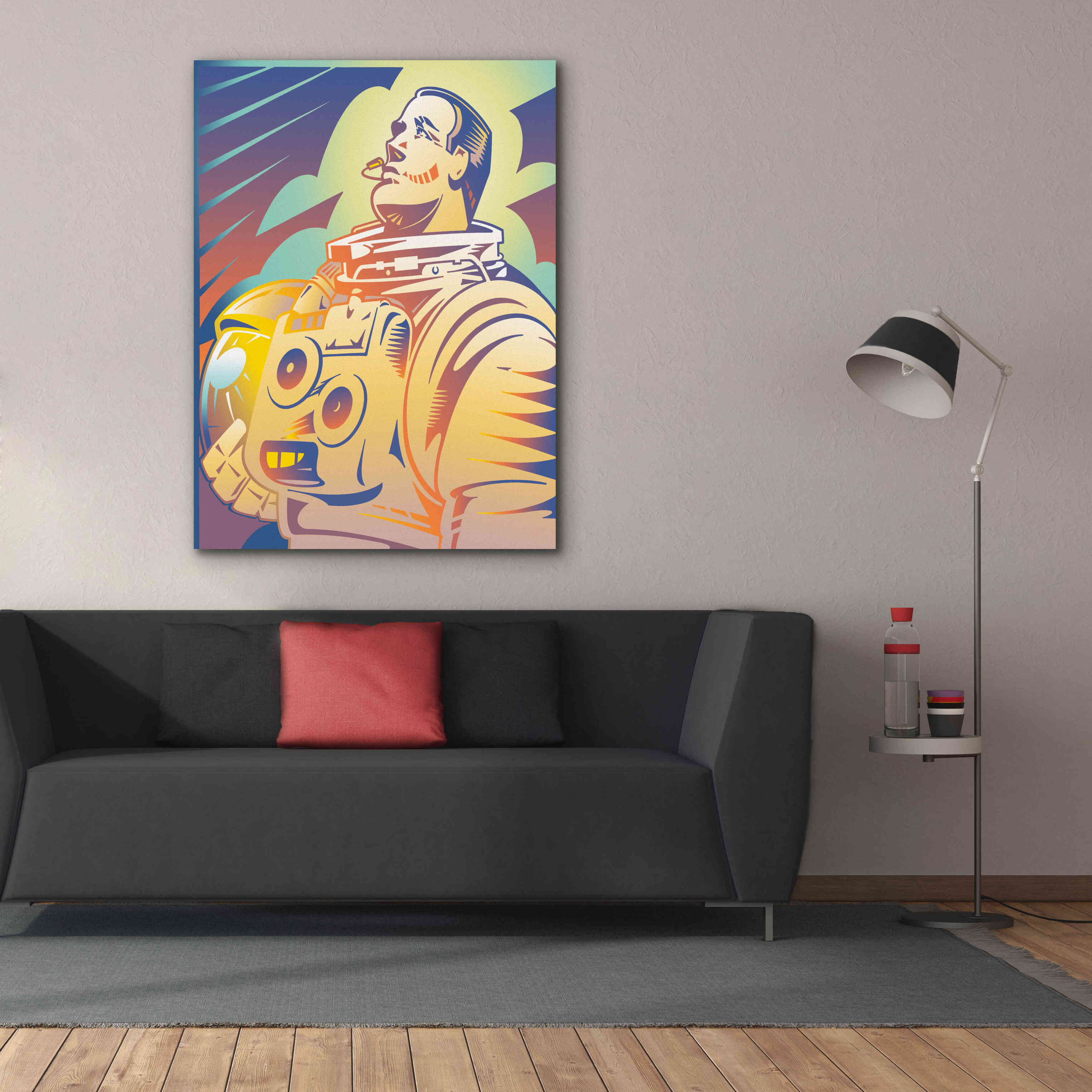 'Astronaut' by David Chestnutt, Giclee Canvas Wall Art,40 x 54