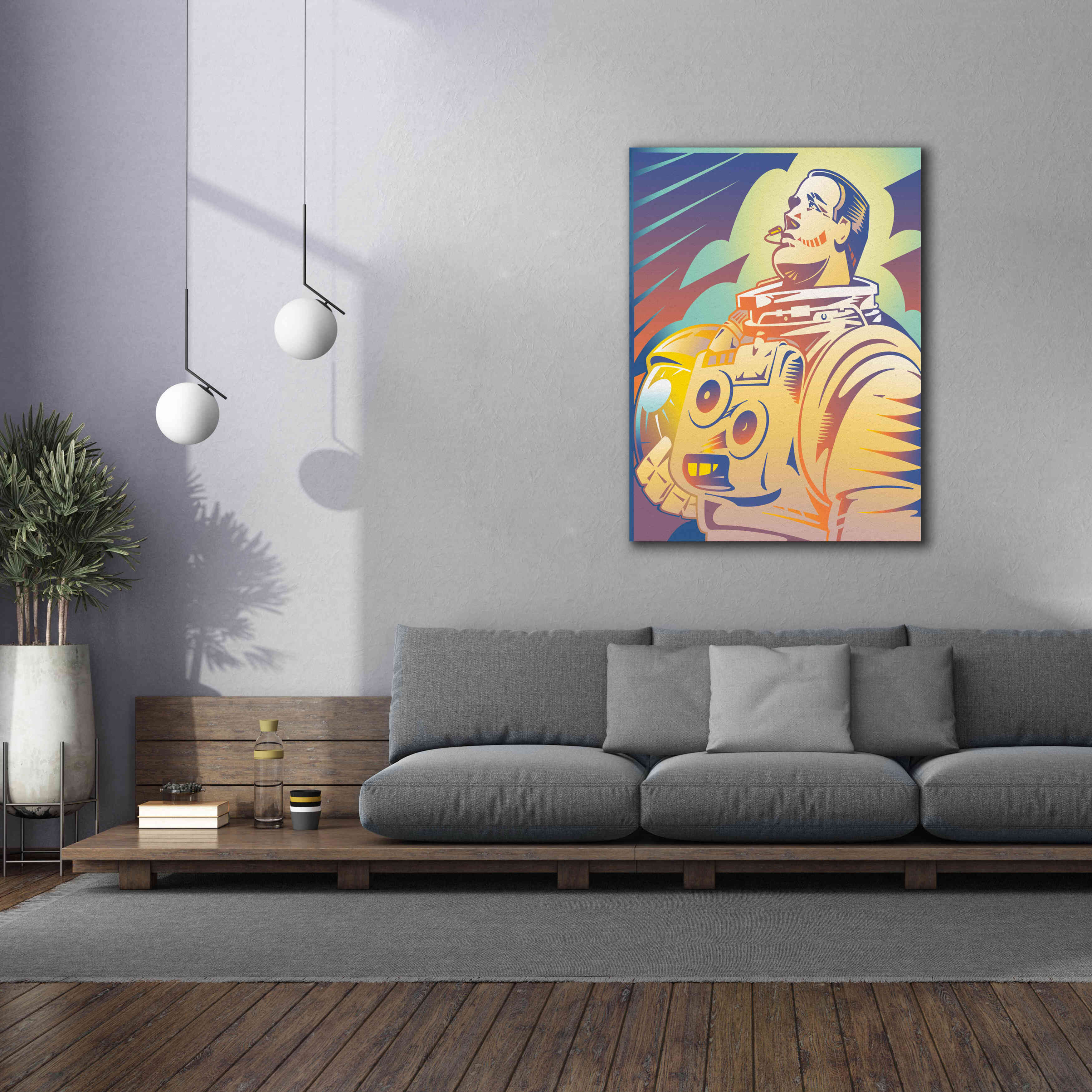 'Astronaut' by David Chestnutt, Giclee Canvas Wall Art,40 x 54