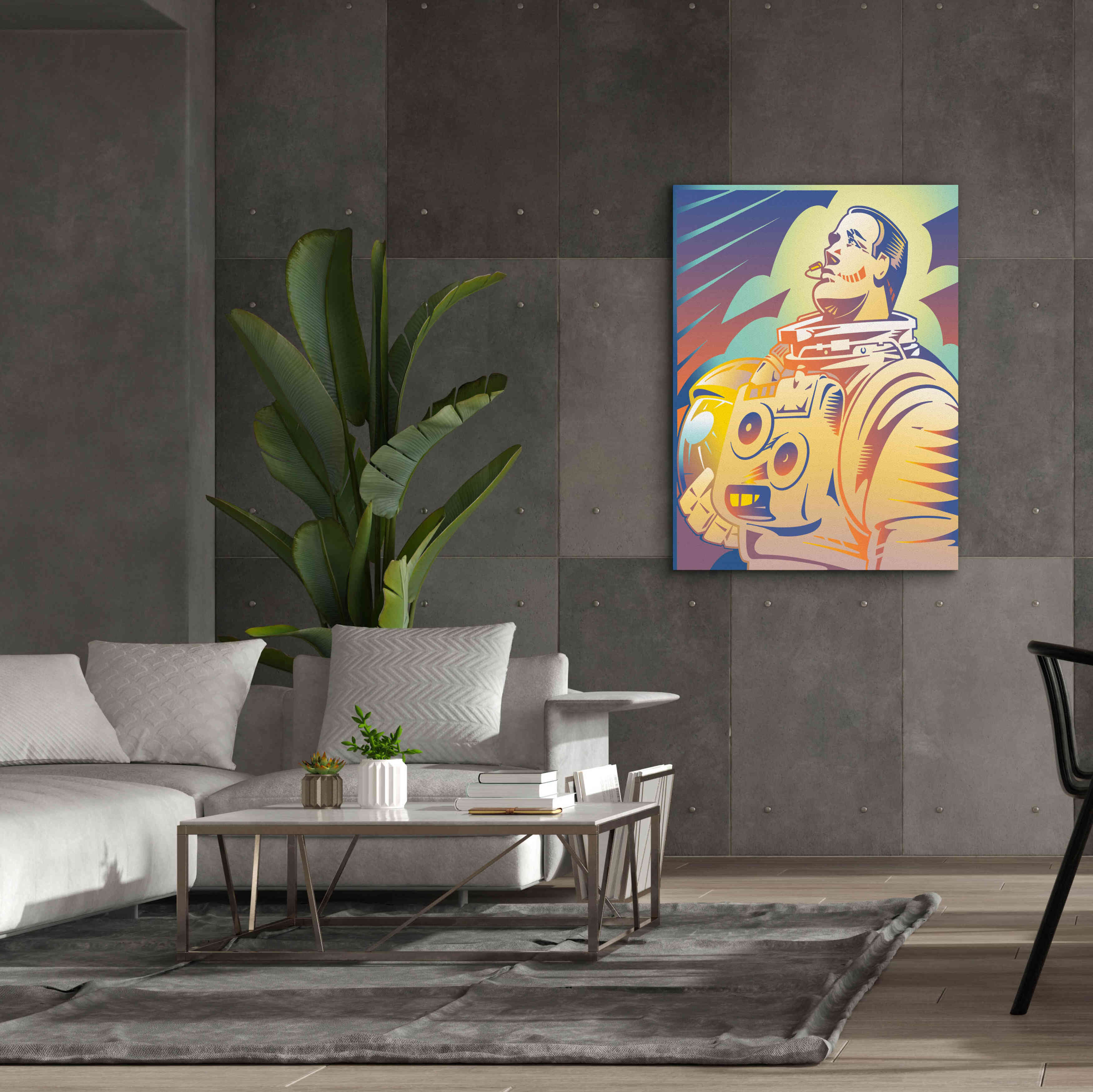'Astronaut' by David Chestnutt, Giclee Canvas Wall Art,40 x 54