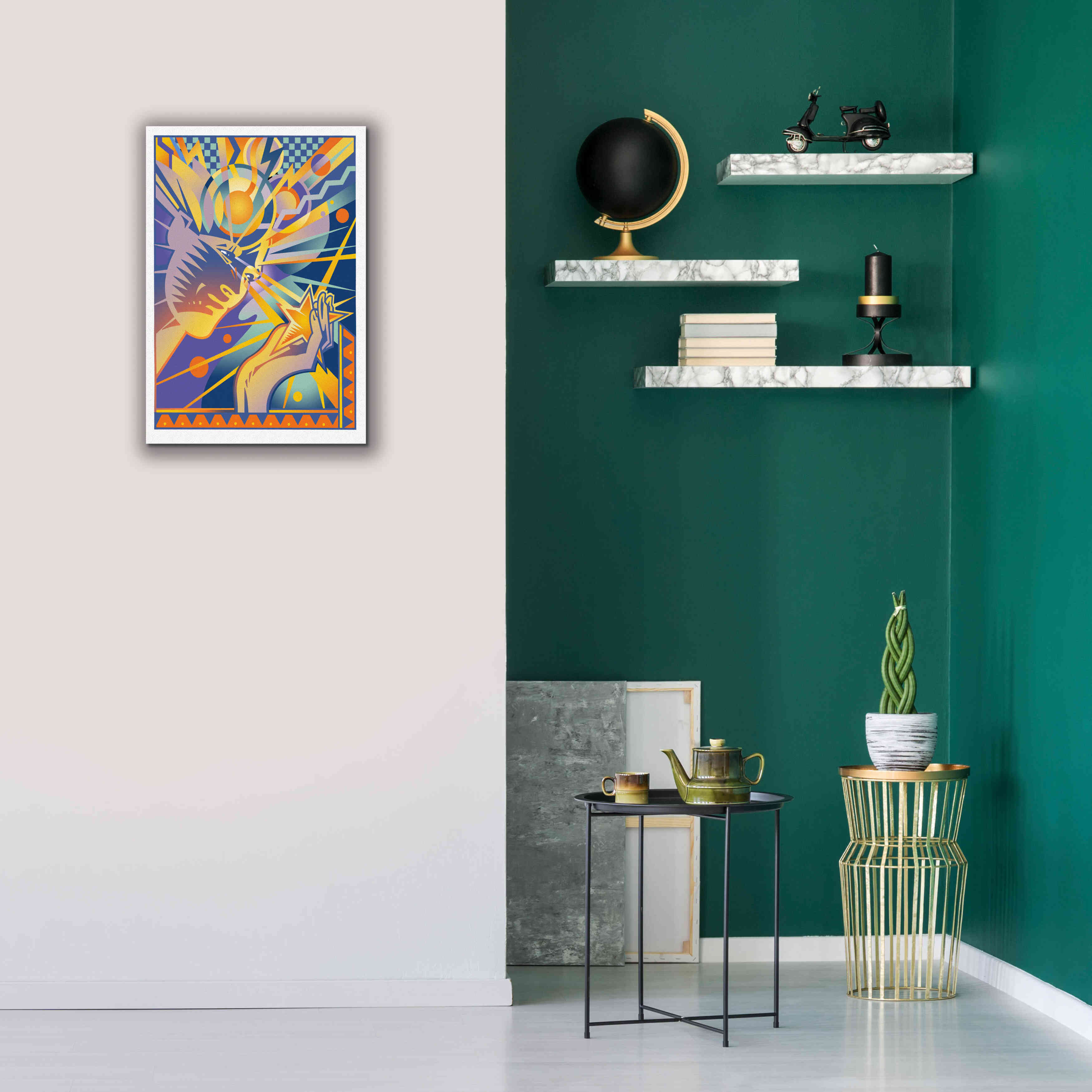 'Brainstorm' by David Chestnutt, Giclee Canvas Wall Art,18 x 26