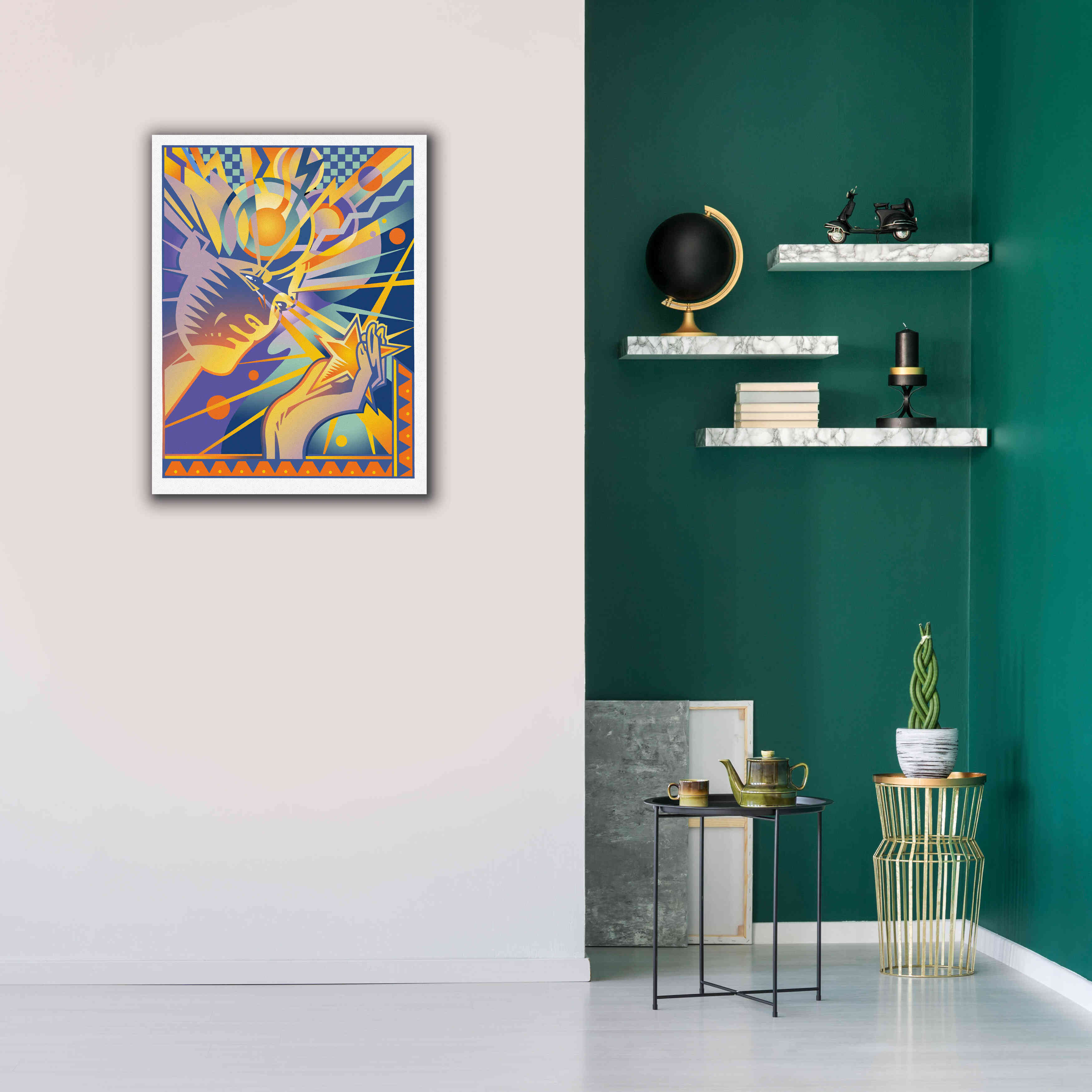 'Brainstorm' by David Chestnutt, Giclee Canvas Wall Art,26 x 34