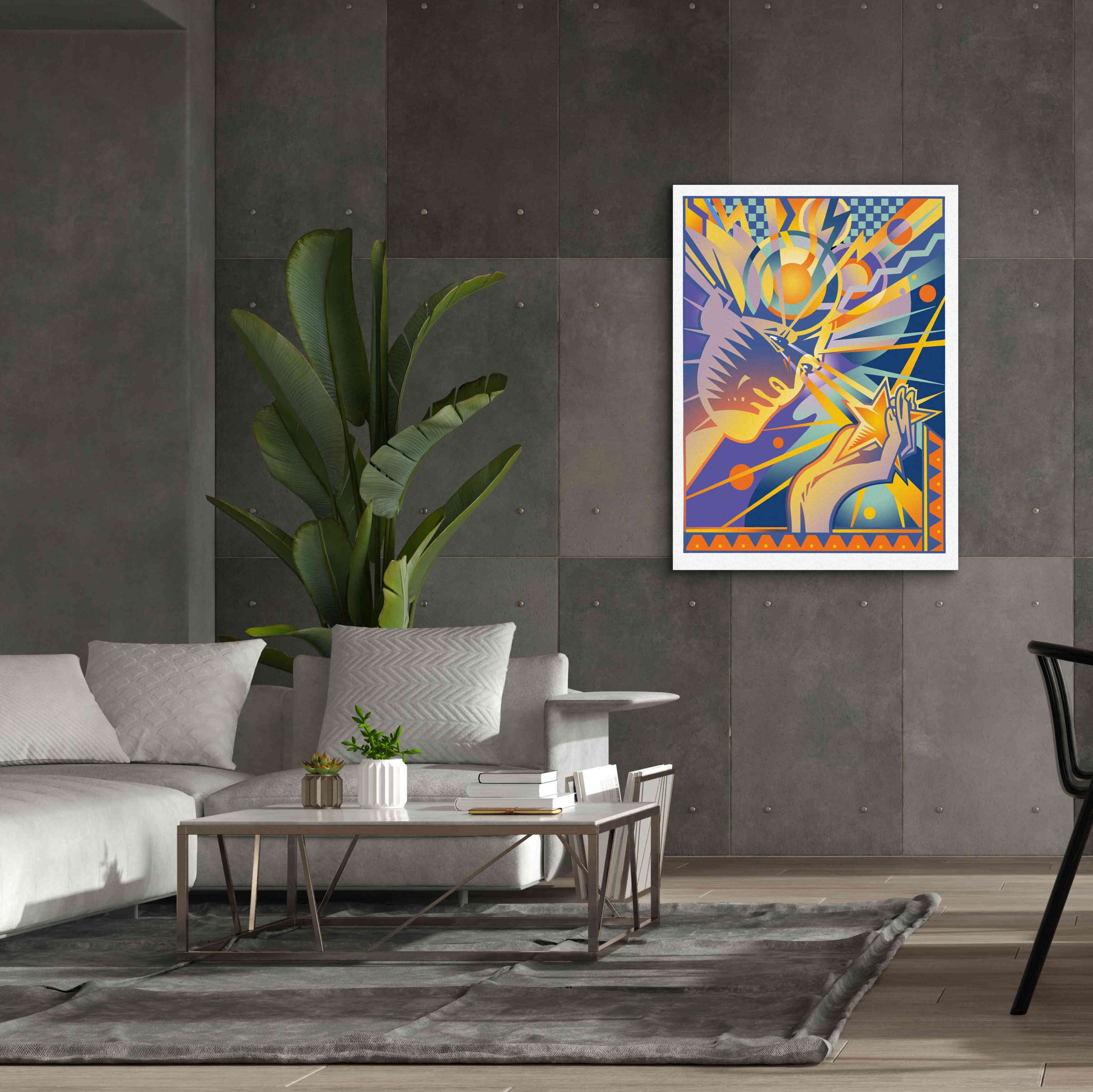 'Brainstorm' by David Chestnutt, Giclee Canvas Wall Art,40 x 54
