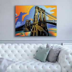 'Brooklyn Bridge' by David Chestnutt, Giclee Canvas Wall Art,54 x 40