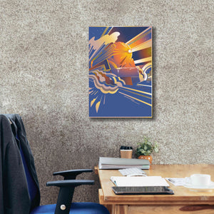 'Bullet Train' by David Chestnutt, Giclee Canvas Wall Art,18 x 26