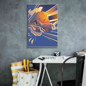 'Bullet Train' by David Chestnutt, Giclee Canvas Wall Art,18 x 26