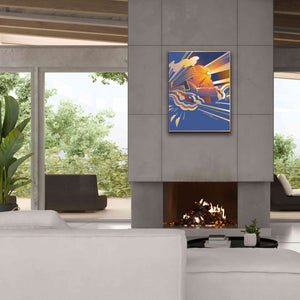 'Bullet Train' by David Chestnutt, Giclee Canvas Wall Art,26 x 34