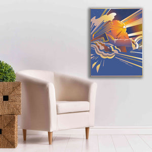 'Bullet Train' by David Chestnutt, Giclee Canvas Wall Art,26 x 34