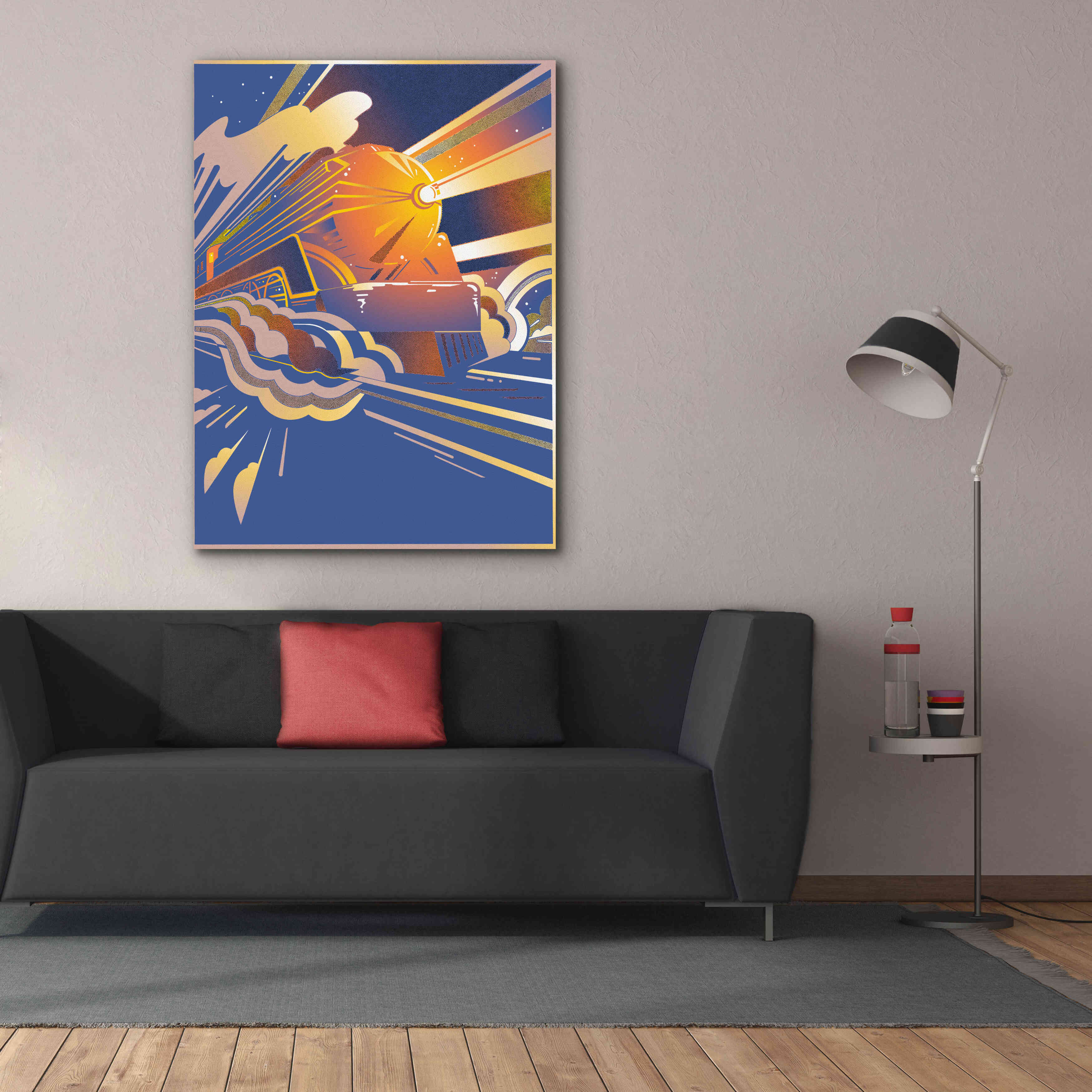 'Bullet Train' by David Chestnutt, Giclee Canvas Wall Art,40 x 54