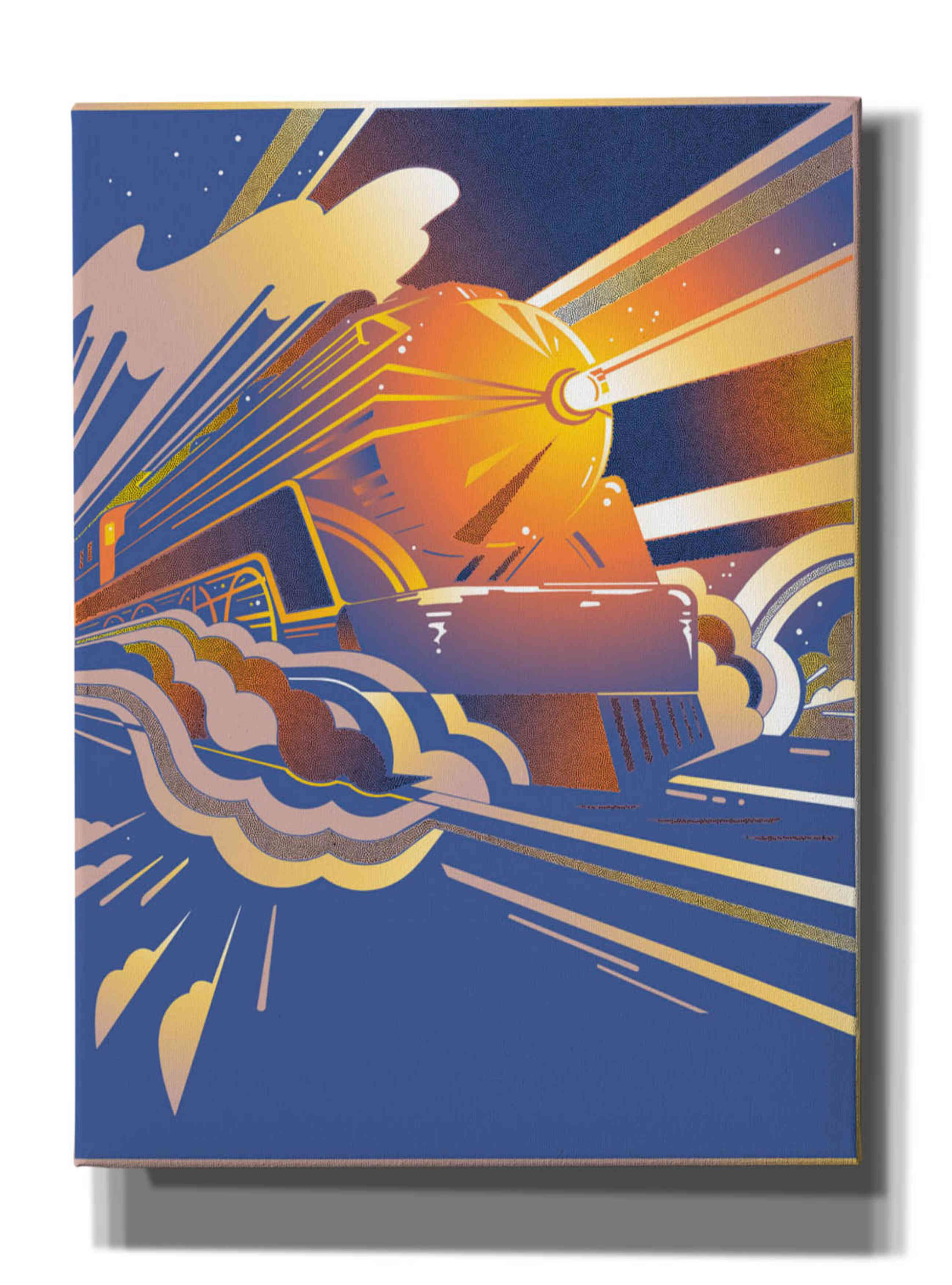 'Bullet Train' by David Chestnutt, Giclee Canvas Wall Art