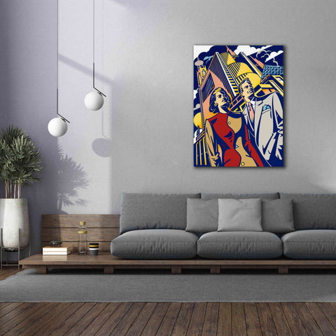 Image of 'Business Couple' by David Chestnutt, Giclee Canvas Wall Art,40 x 54