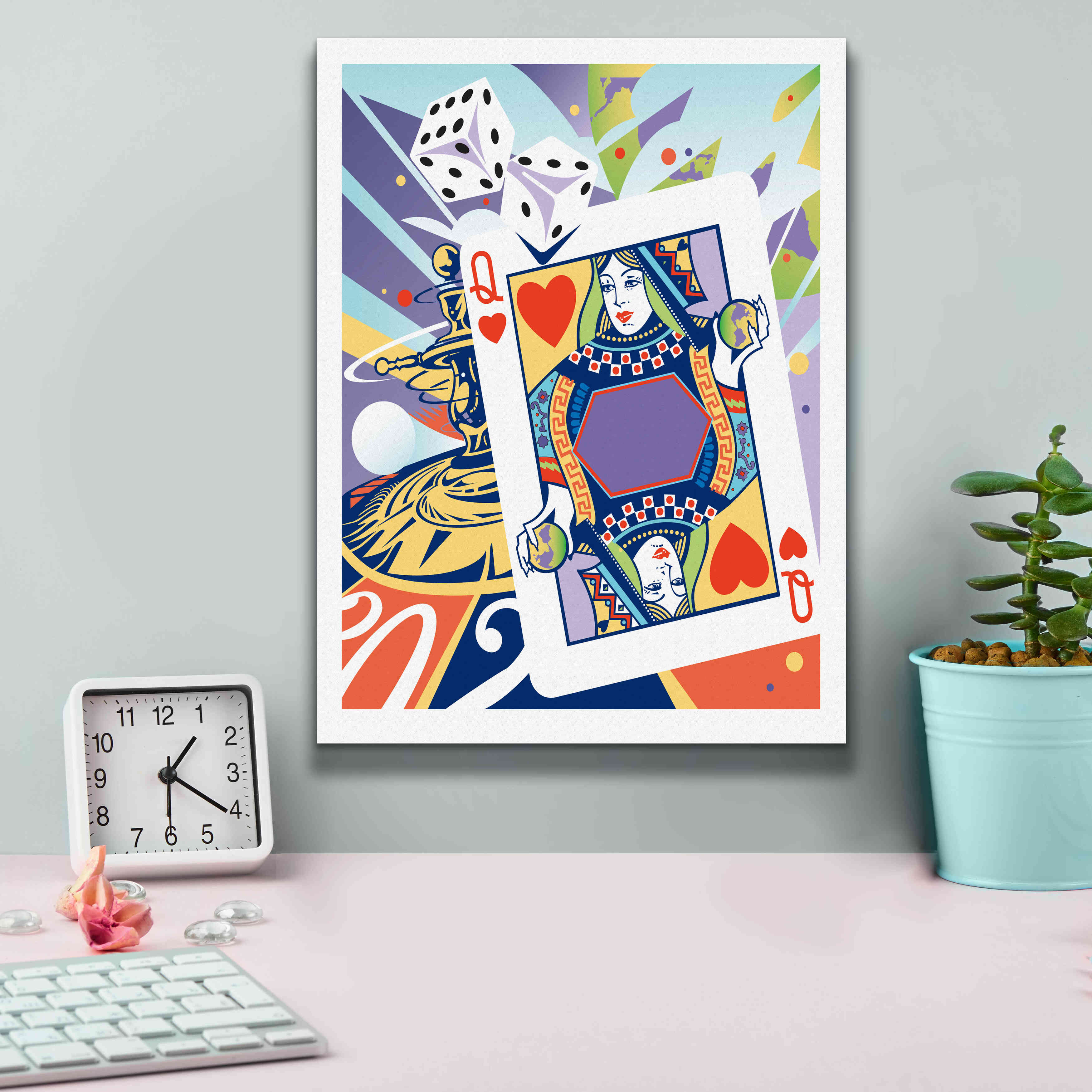 'Casino' by David Chestnutt, Giclee Canvas Wall Art,12 x 16