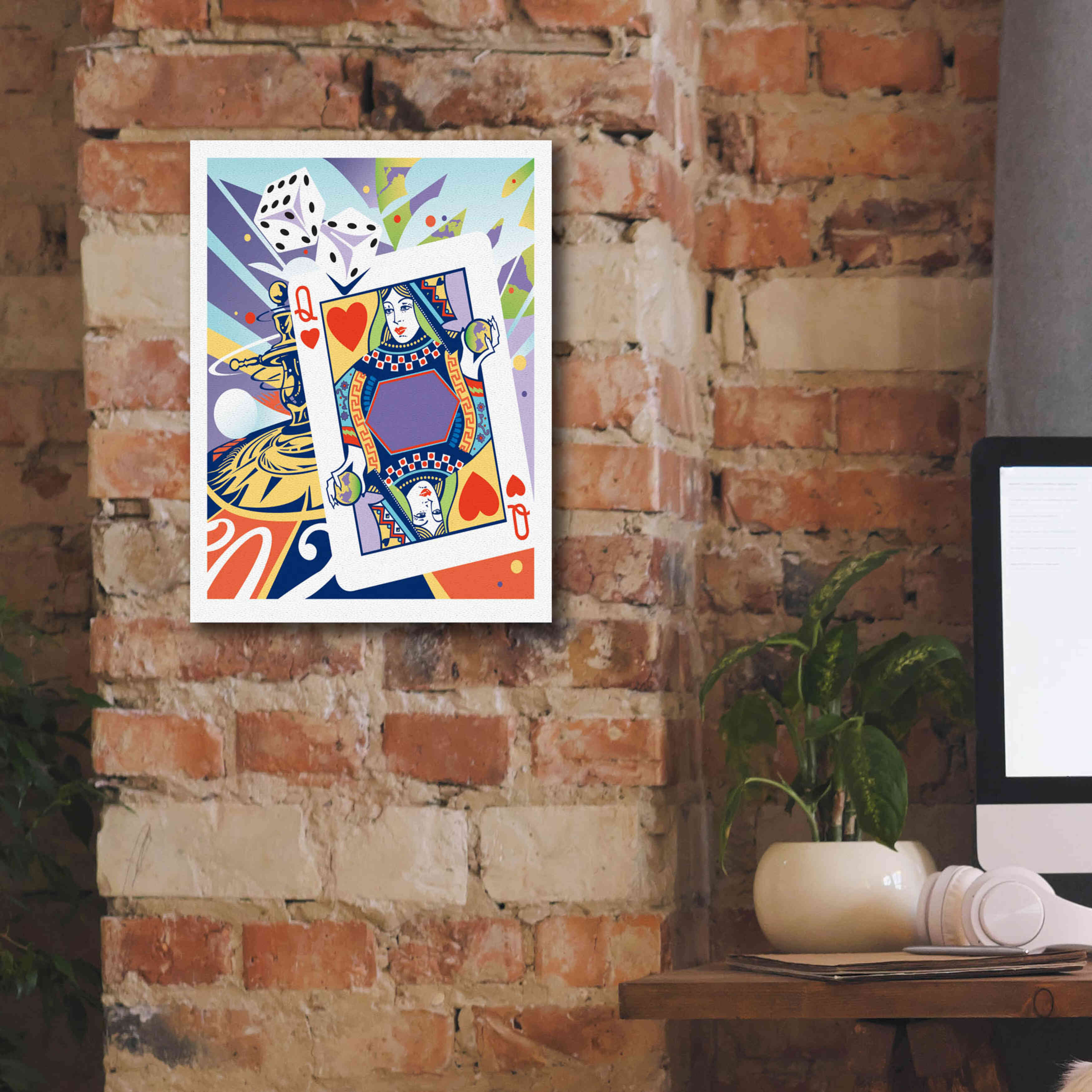 'Casino' by David Chestnutt, Giclee Canvas Wall Art,12 x 16