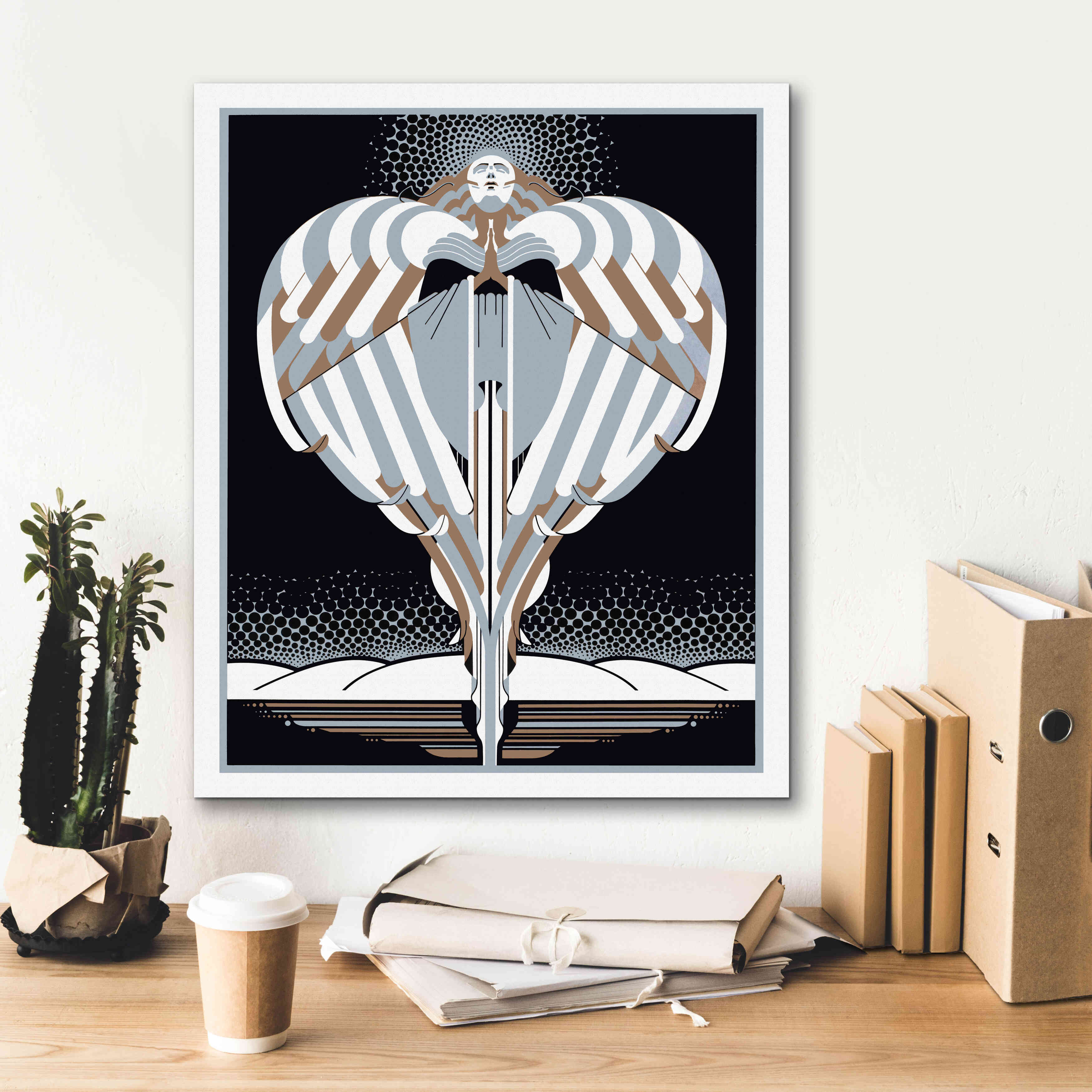 'Christmas Angel' by David Chestnutt, Giclee Canvas Wall Art,20 x 24