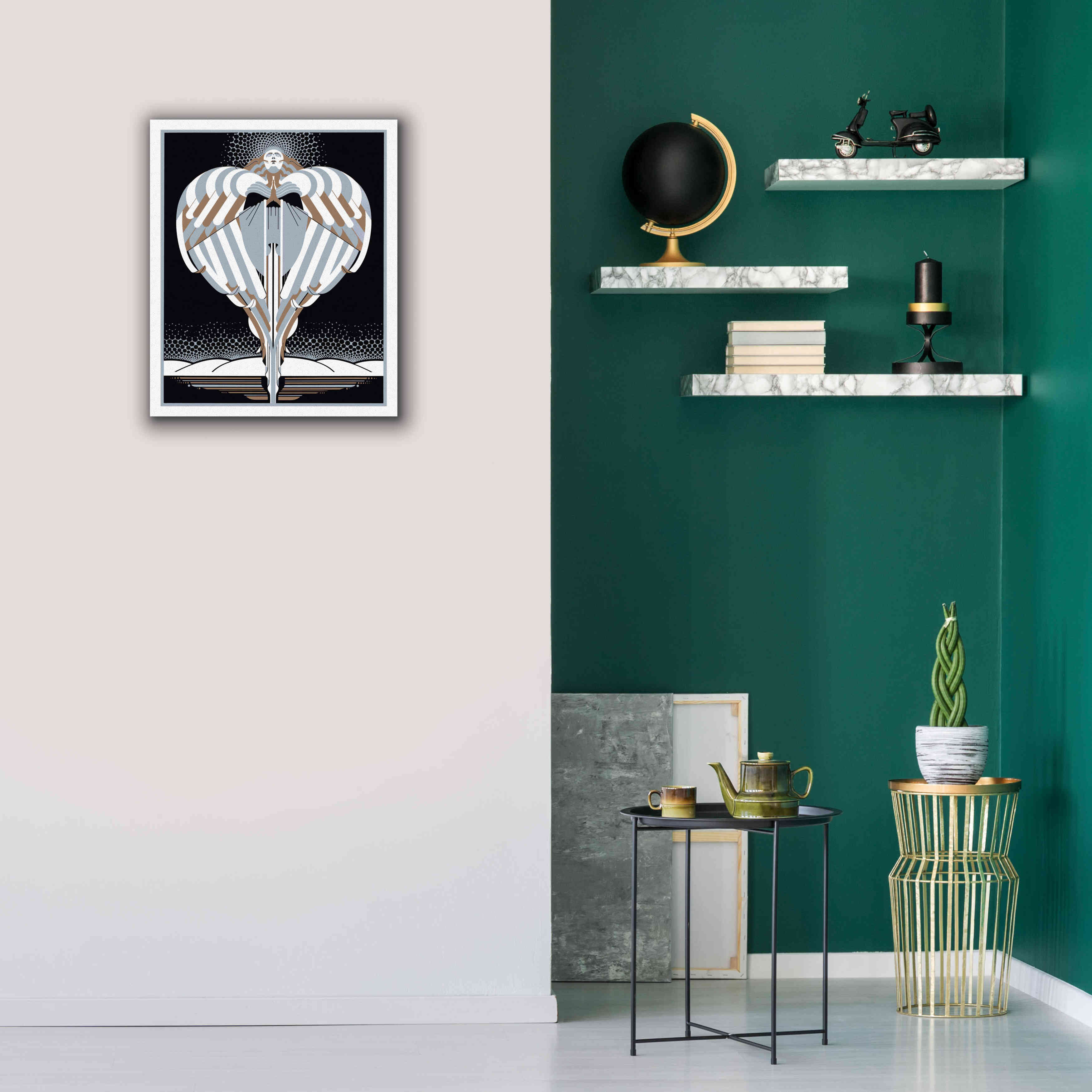 'Christmas Angel' by David Chestnutt, Giclee Canvas Wall Art,20 x 24