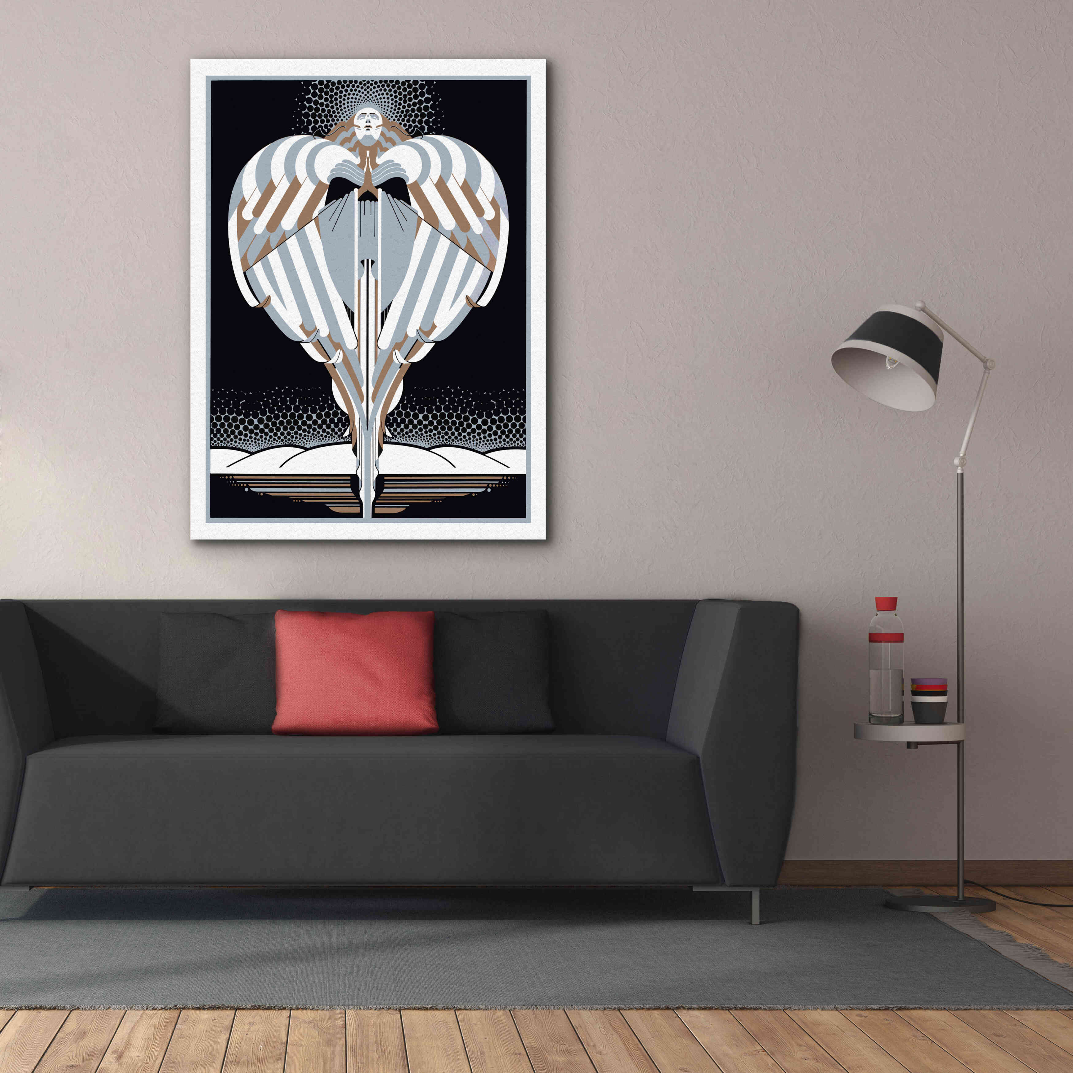 'Christmas Angel' by David Chestnutt, Giclee Canvas Wall Art,40 x 54
