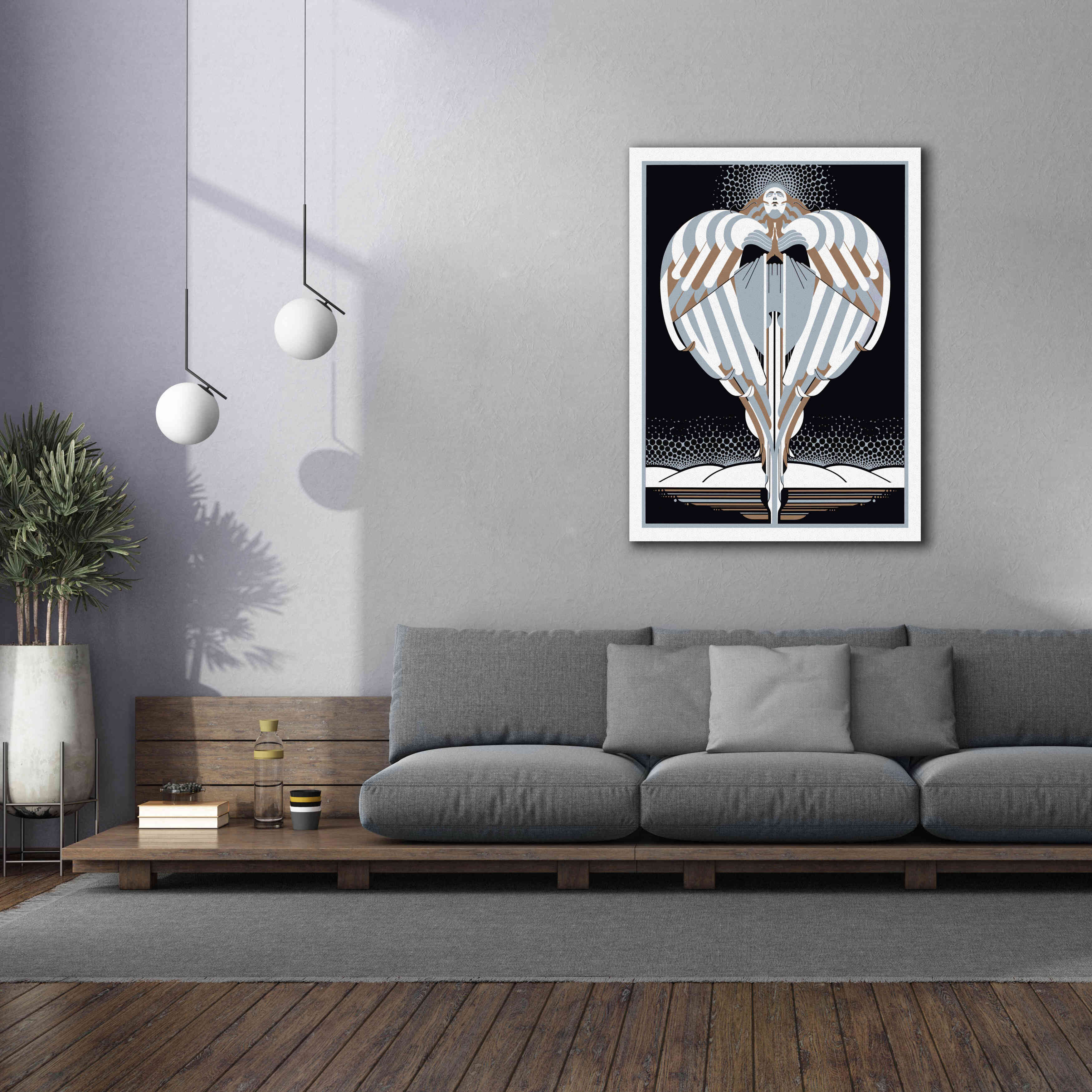 'Christmas Angel' by David Chestnutt, Giclee Canvas Wall Art,40 x 54
