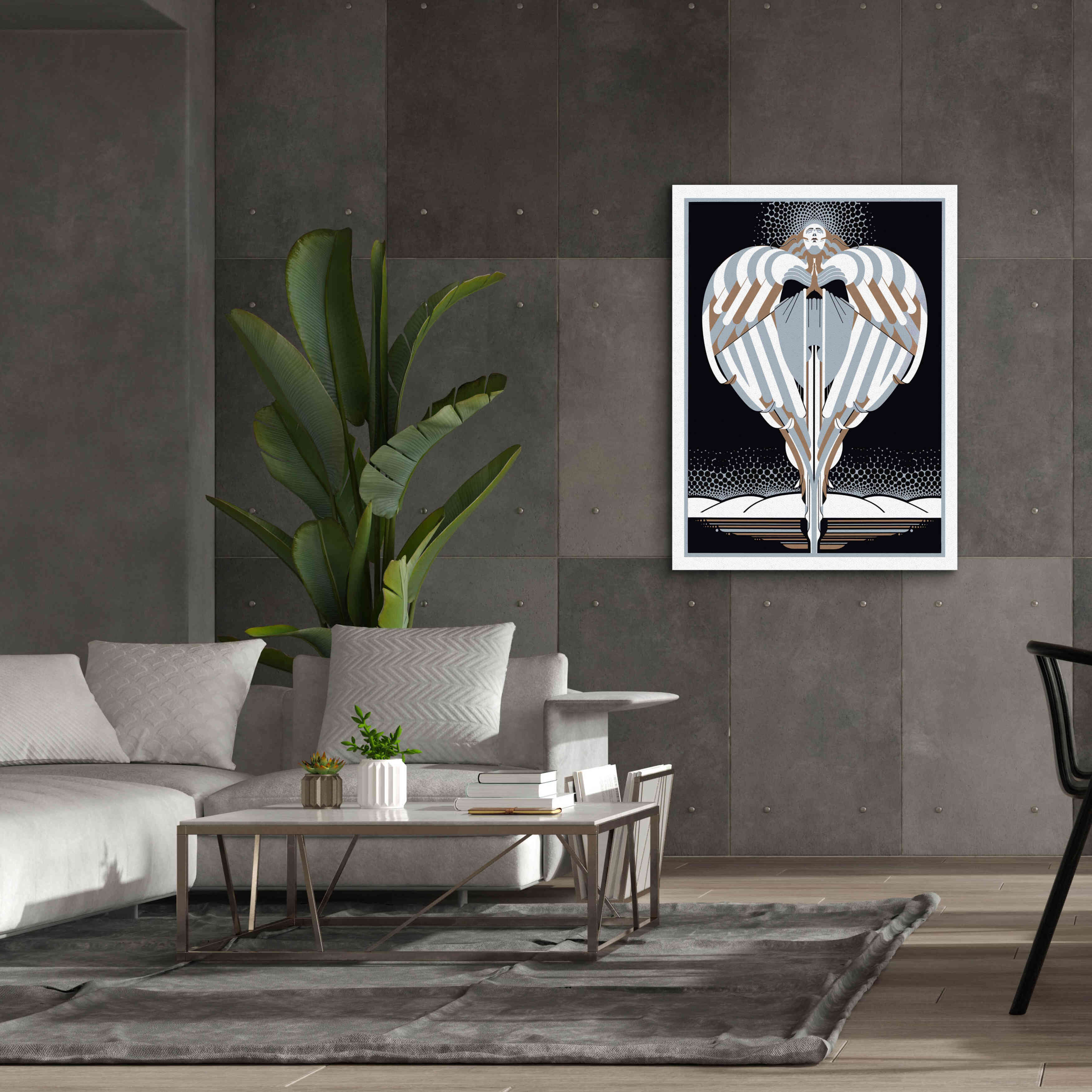 'Christmas Angel' by David Chestnutt, Giclee Canvas Wall Art,40 x 54