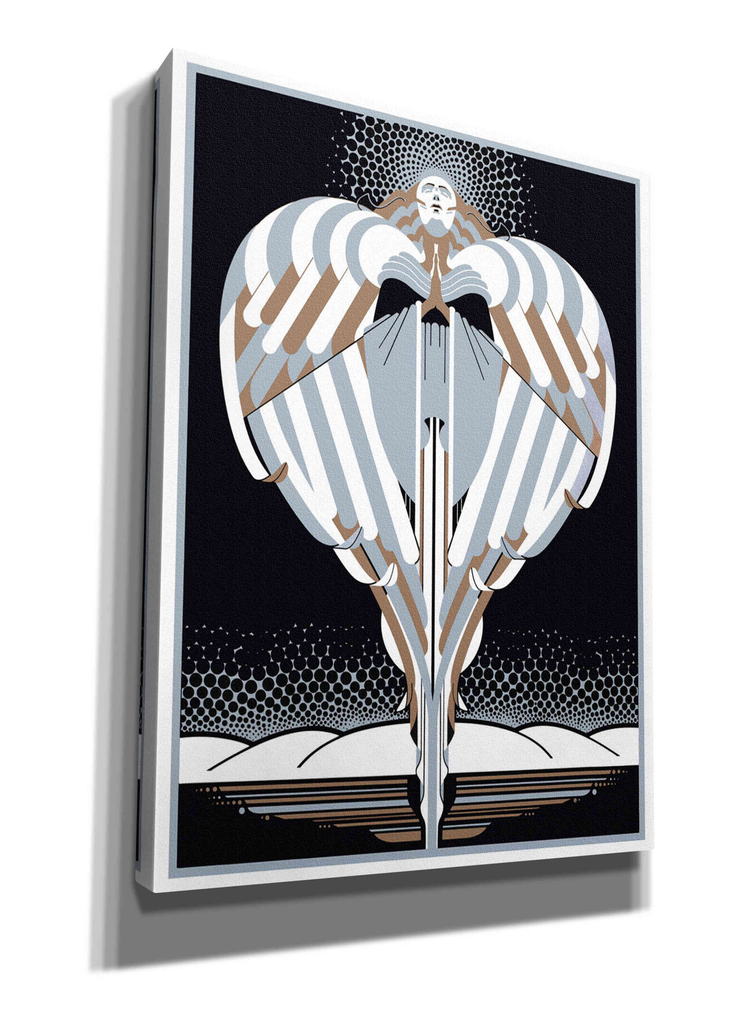 'Christmas Angel' by David Chestnutt, Giclee Canvas Wall Art