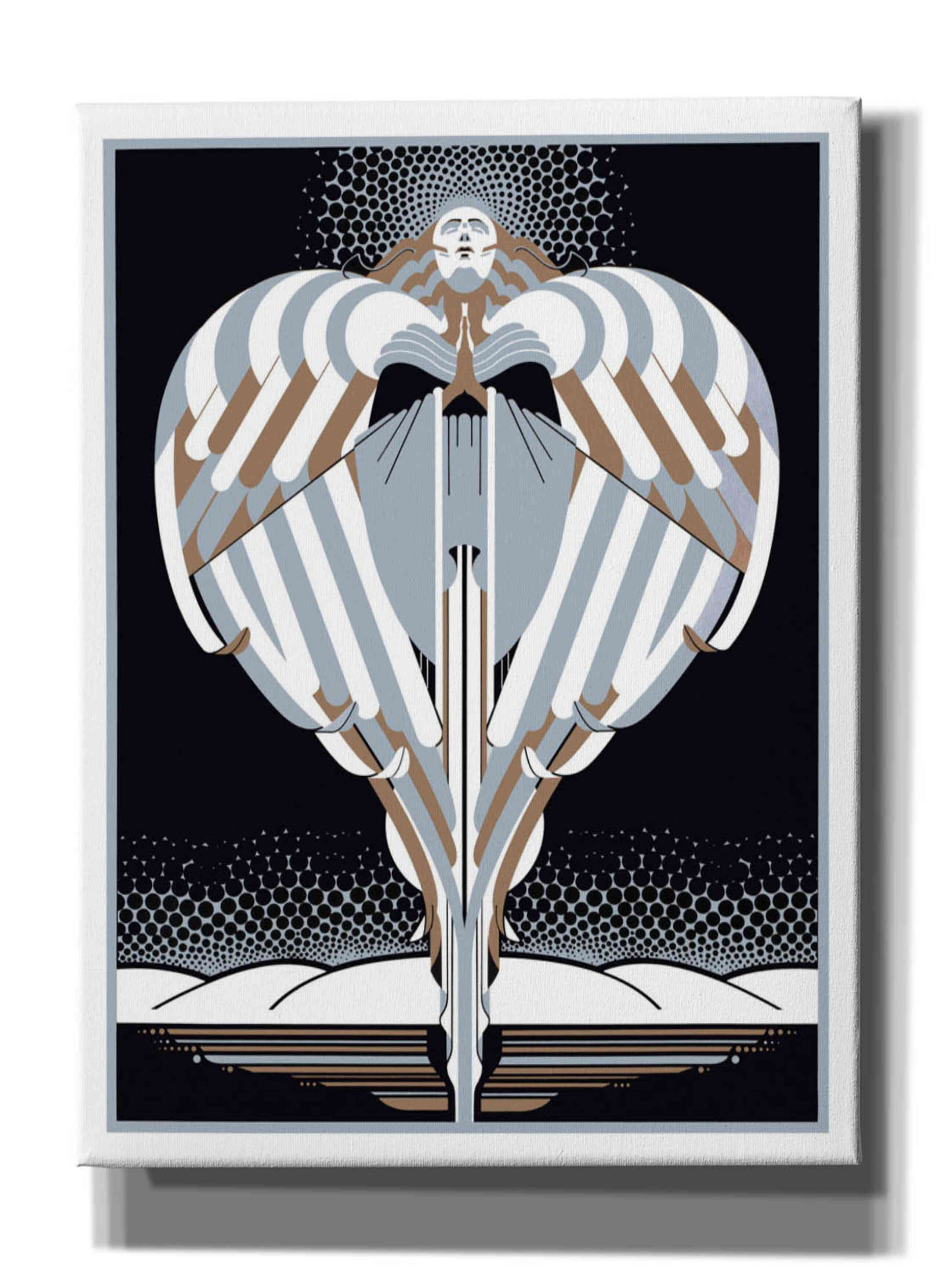 'Christmas Angel' by David Chestnutt, Giclee Canvas Wall Art