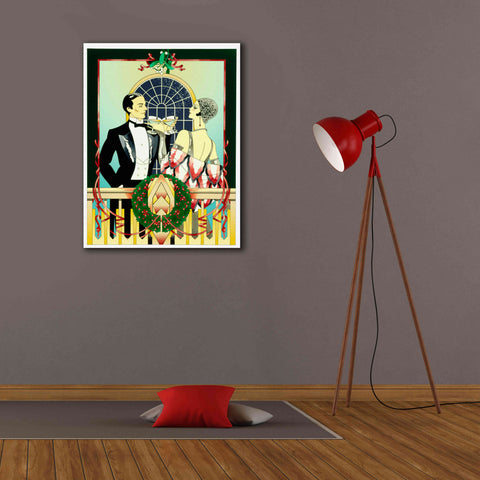 Image of 'Christmas Toast' by David Chestnutt, Giclee Canvas Wall Art,26 x 34