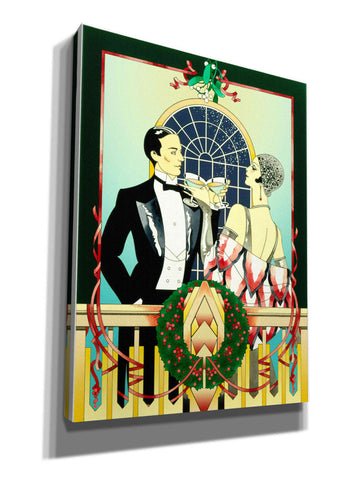 Image of 'Christmas Toast' by David Chestnutt, Giclee Canvas Wall Art