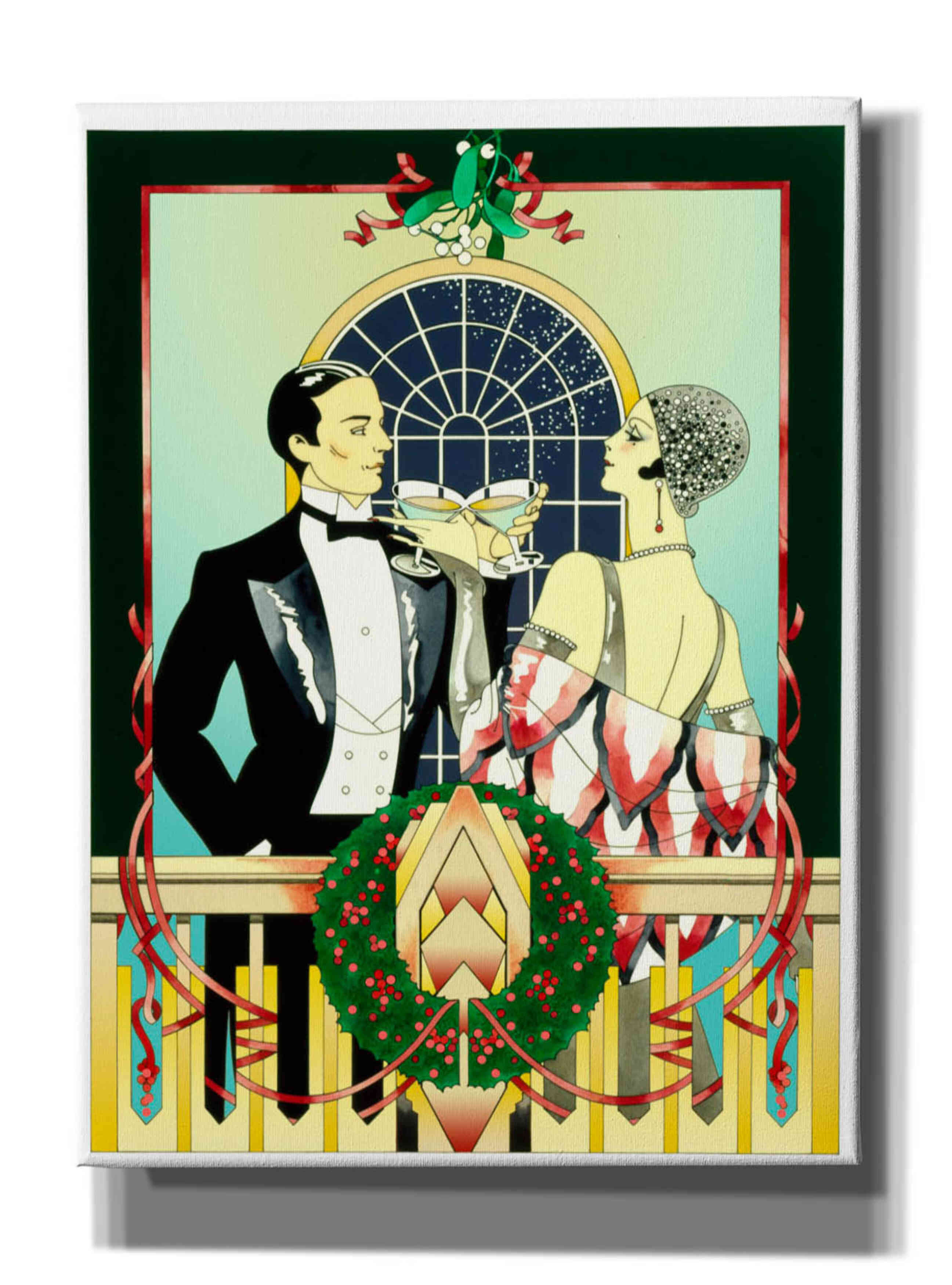 'Christmas Toast' by David Chestnutt, Giclee Canvas Wall Art