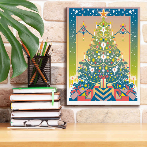 Image of 'Christmas Tree' by David Chestnutt, Giclee Canvas Wall Art,12 x 16
