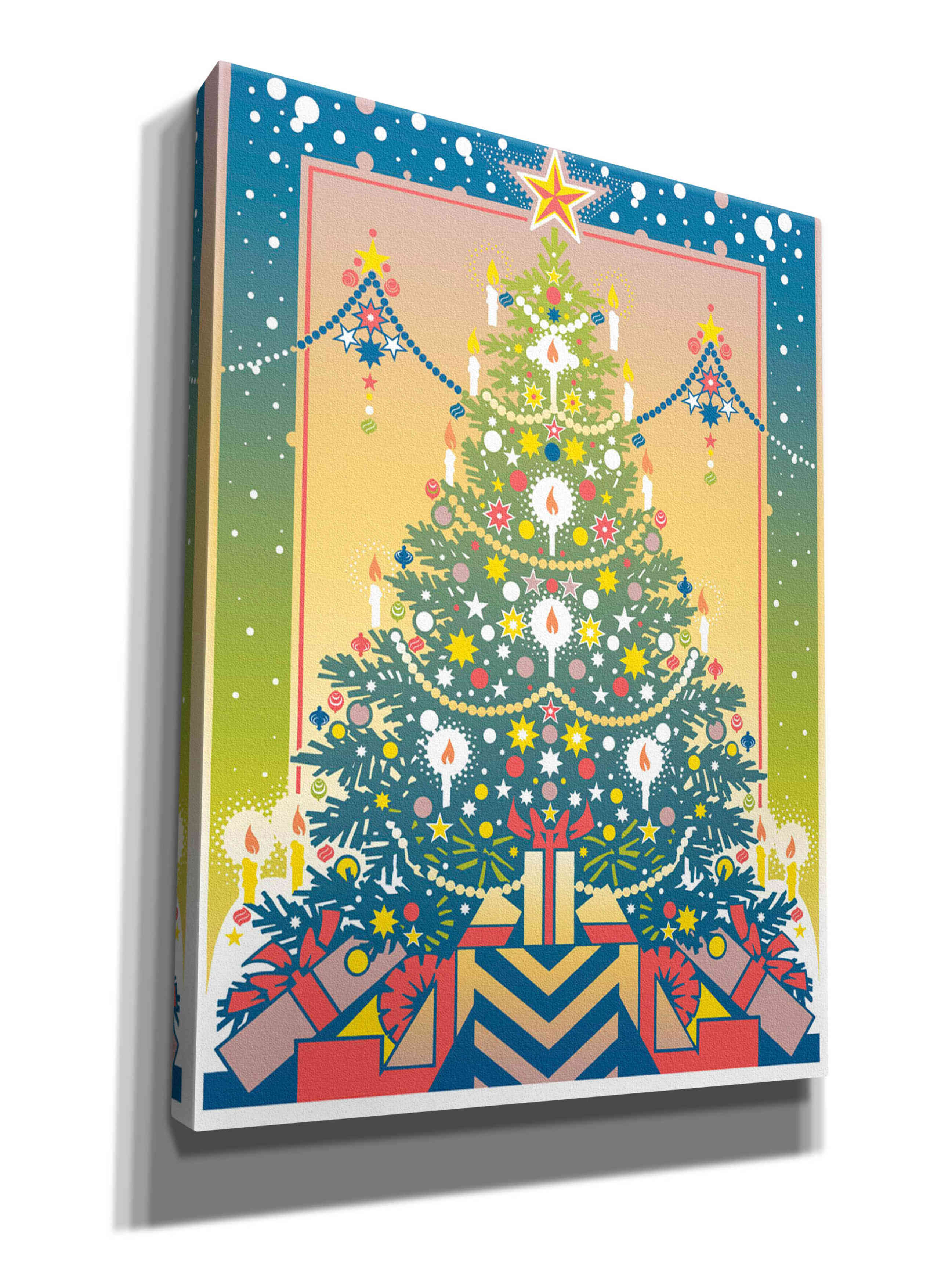 'Christmas Tree' by David Chestnutt, Giclee Canvas Wall Art