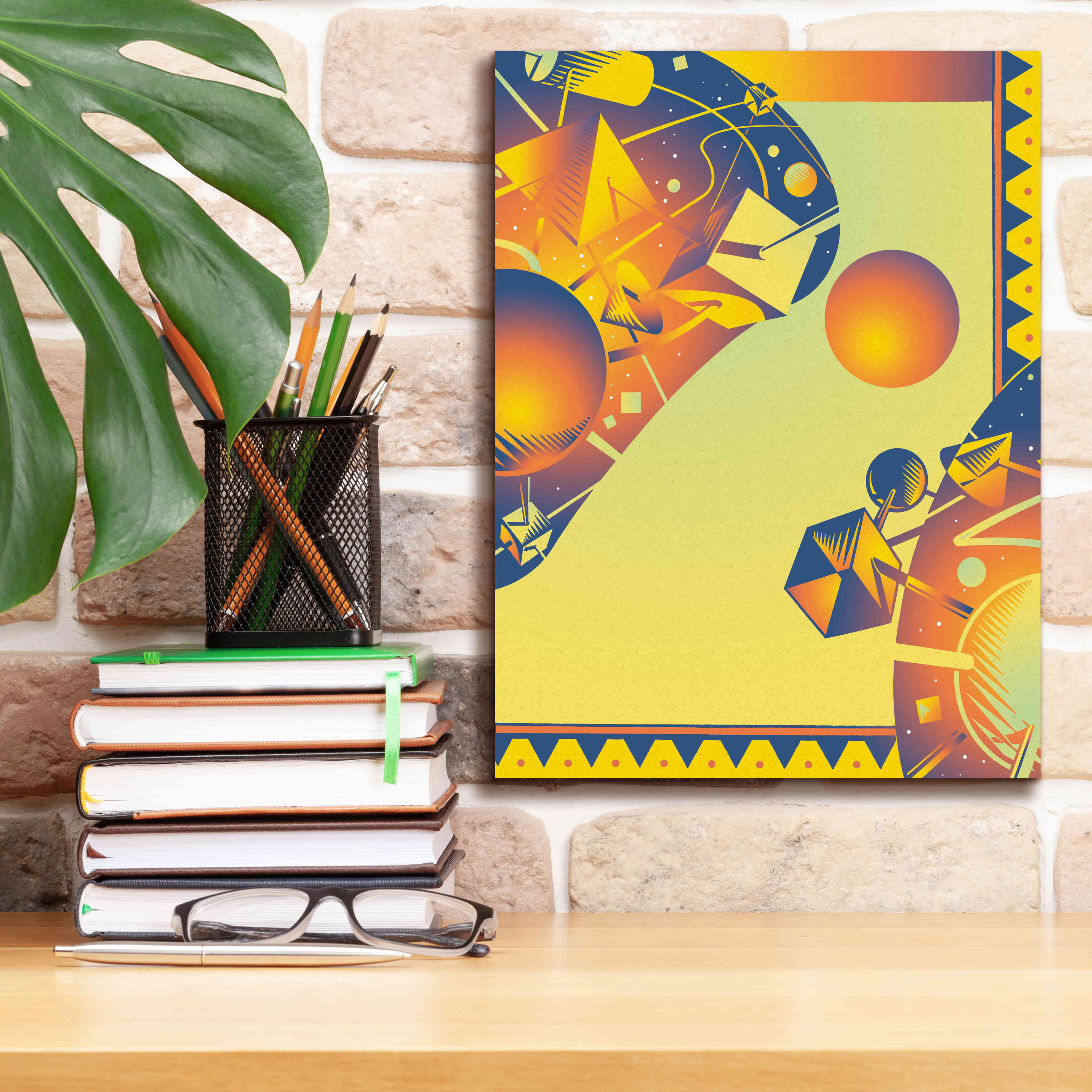 'Cyber Space' by David Chestnutt, Giclee Canvas Wall Art,12 x 16