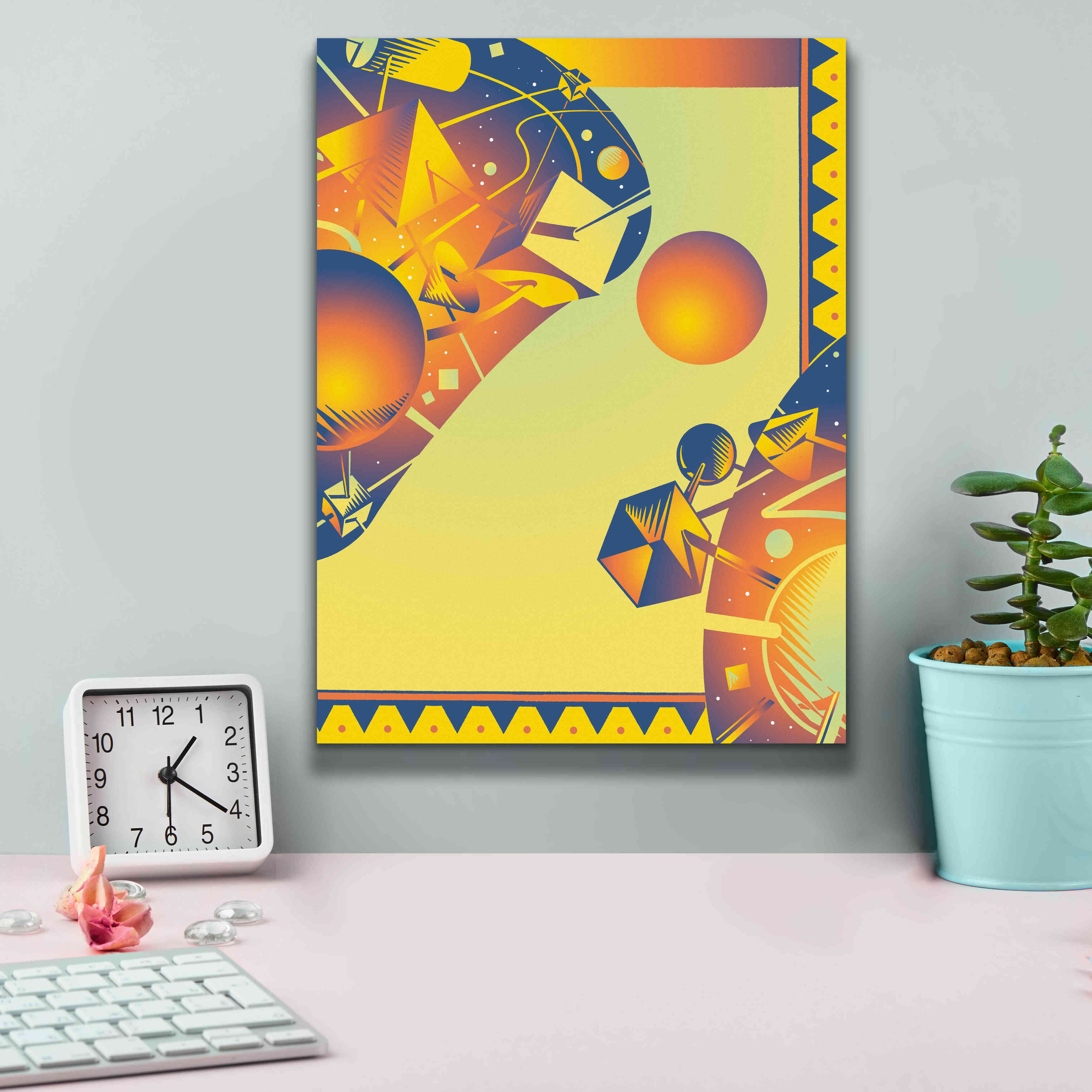 'Cyber Space' by David Chestnutt, Giclee Canvas Wall Art,12 x 16
