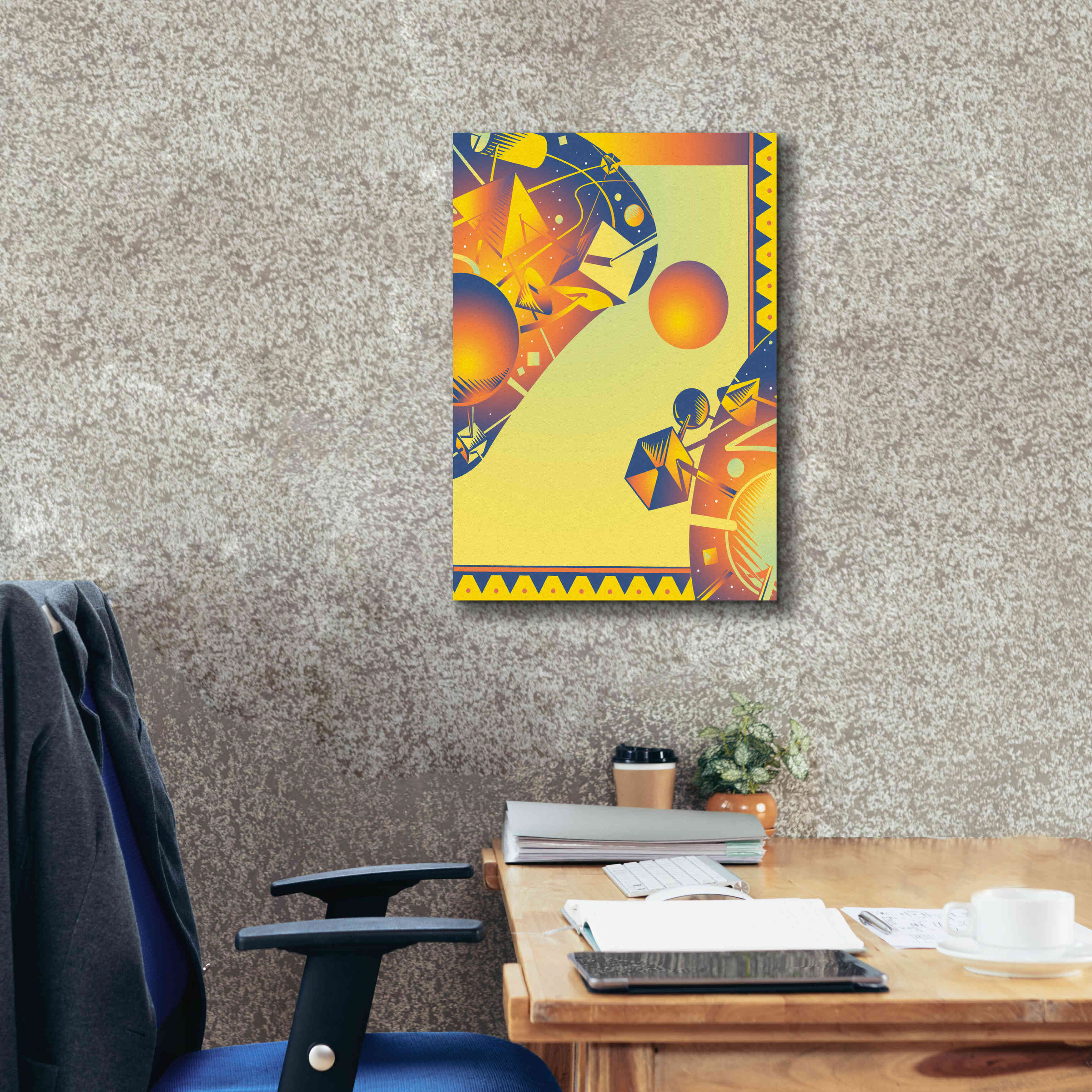 'Cyber Space' by David Chestnutt, Giclee Canvas Wall Art,18 x 26