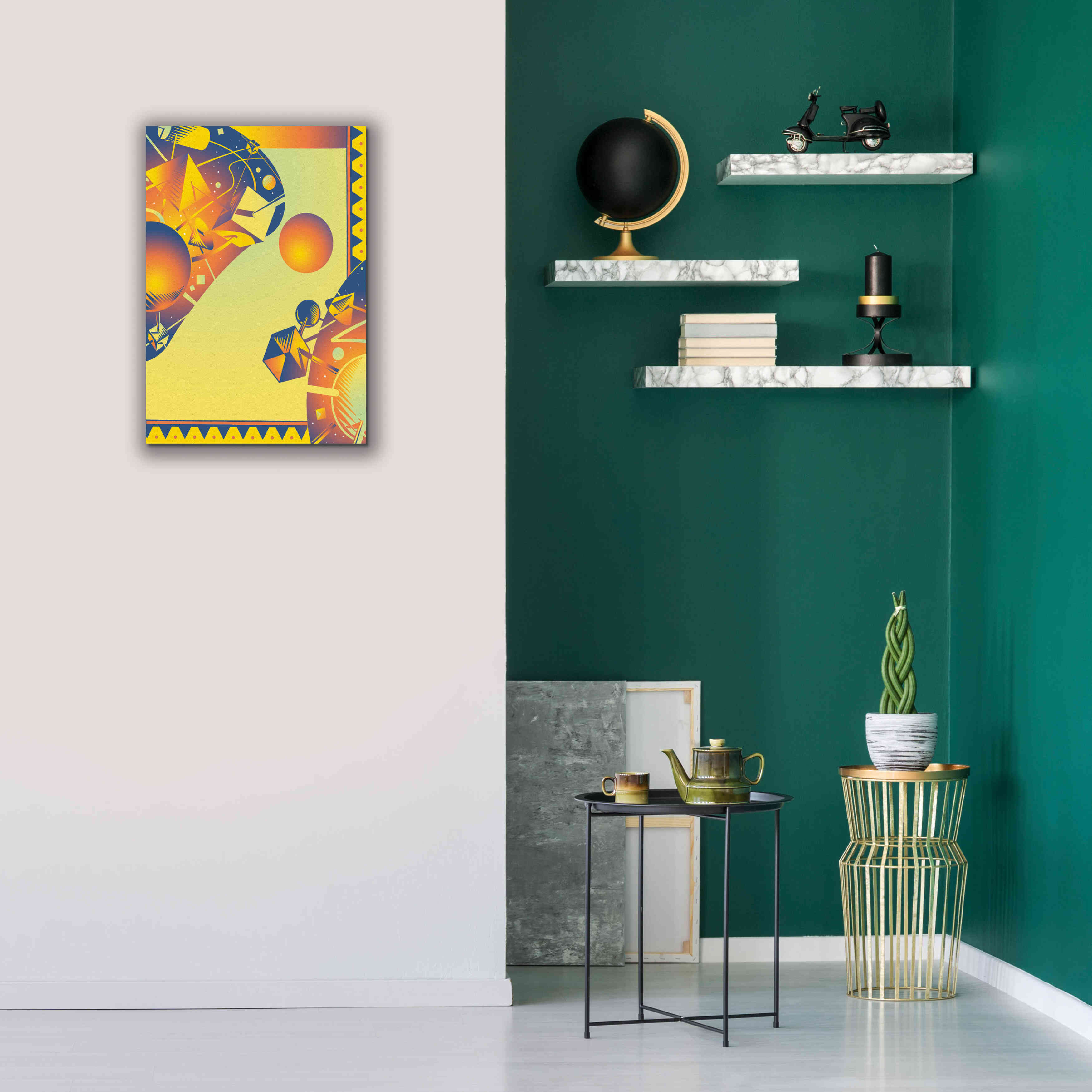 'Cyber Space' by David Chestnutt, Giclee Canvas Wall Art,18 x 26