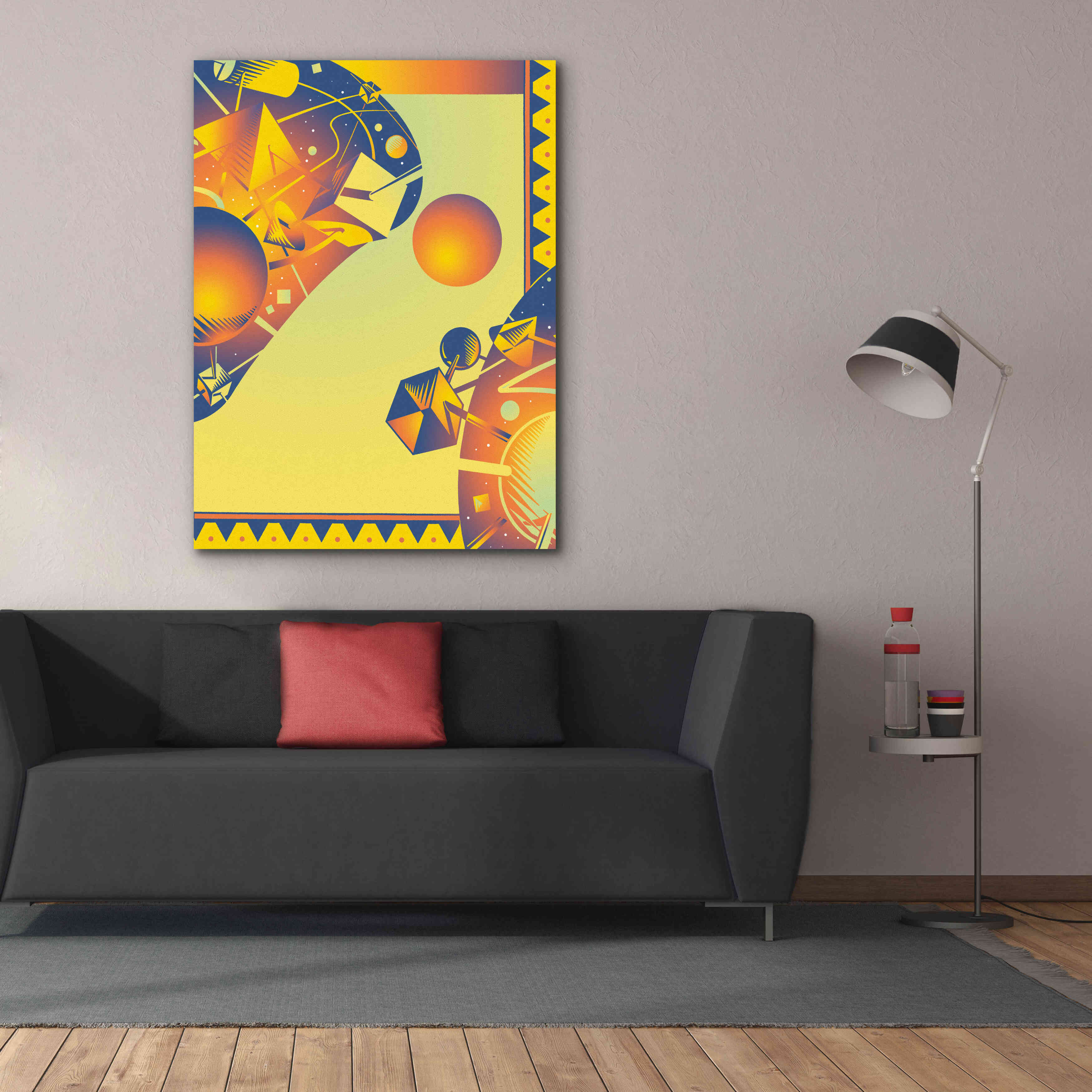 'Cyber Space' by David Chestnutt, Giclee Canvas Wall Art,40 x 54