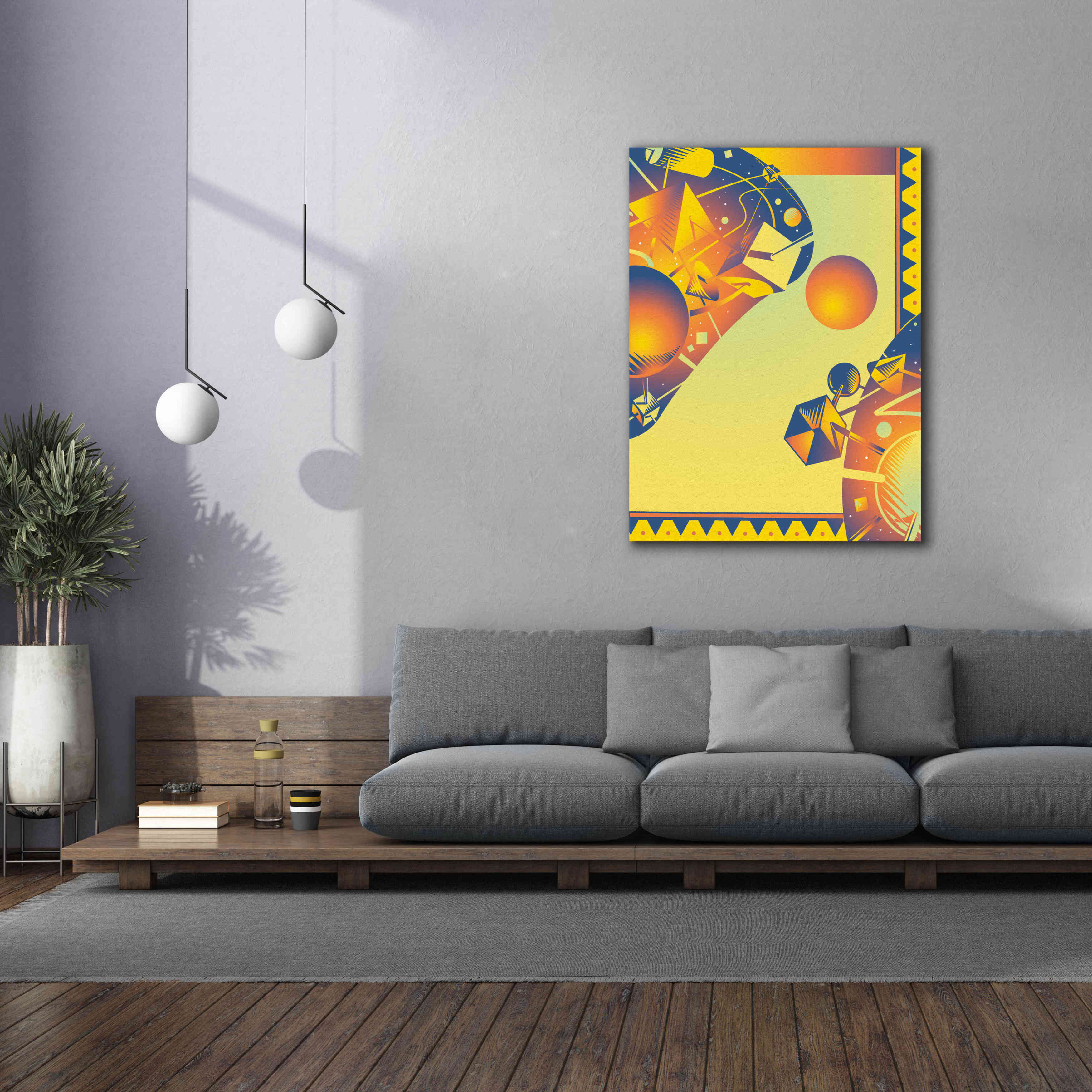 'Cyber Space' by David Chestnutt, Giclee Canvas Wall Art,40 x 54