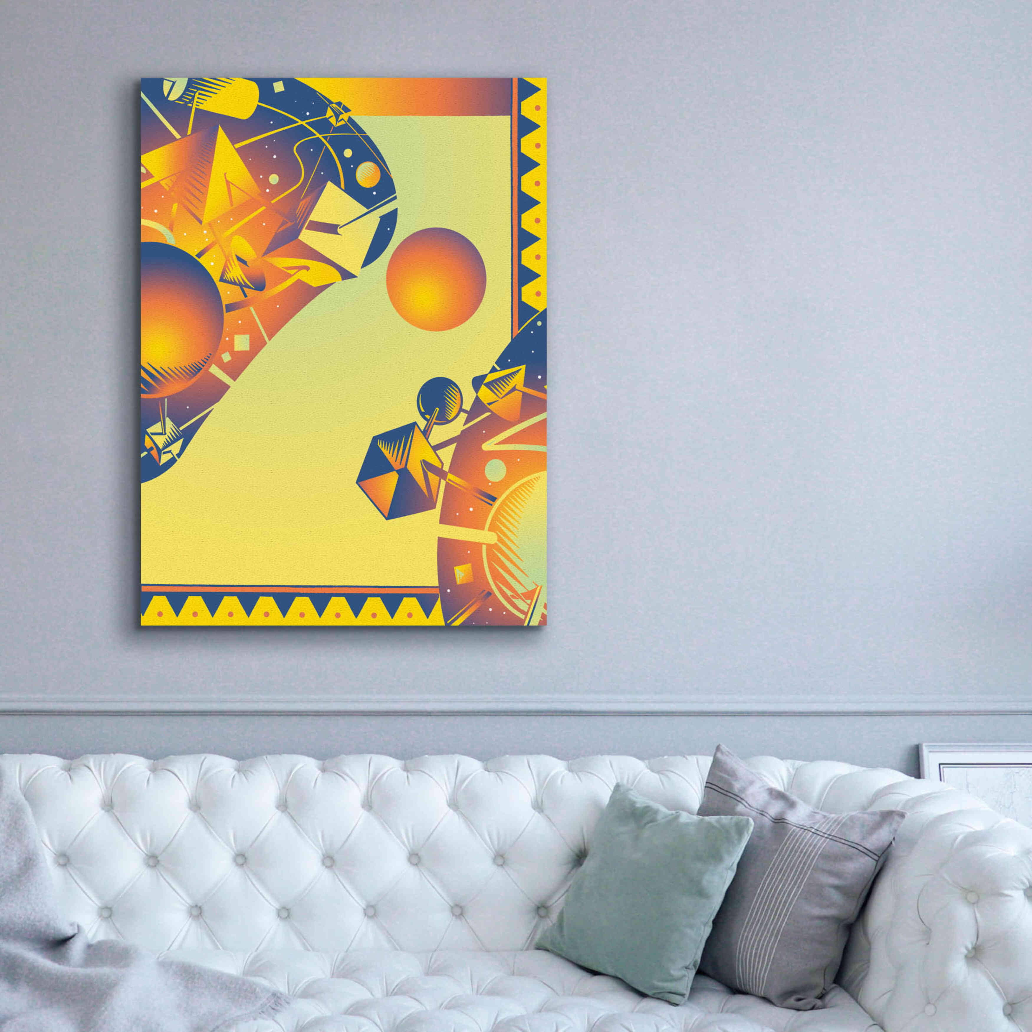 'Cyber Space' by David Chestnutt, Giclee Canvas Wall Art,40 x 54