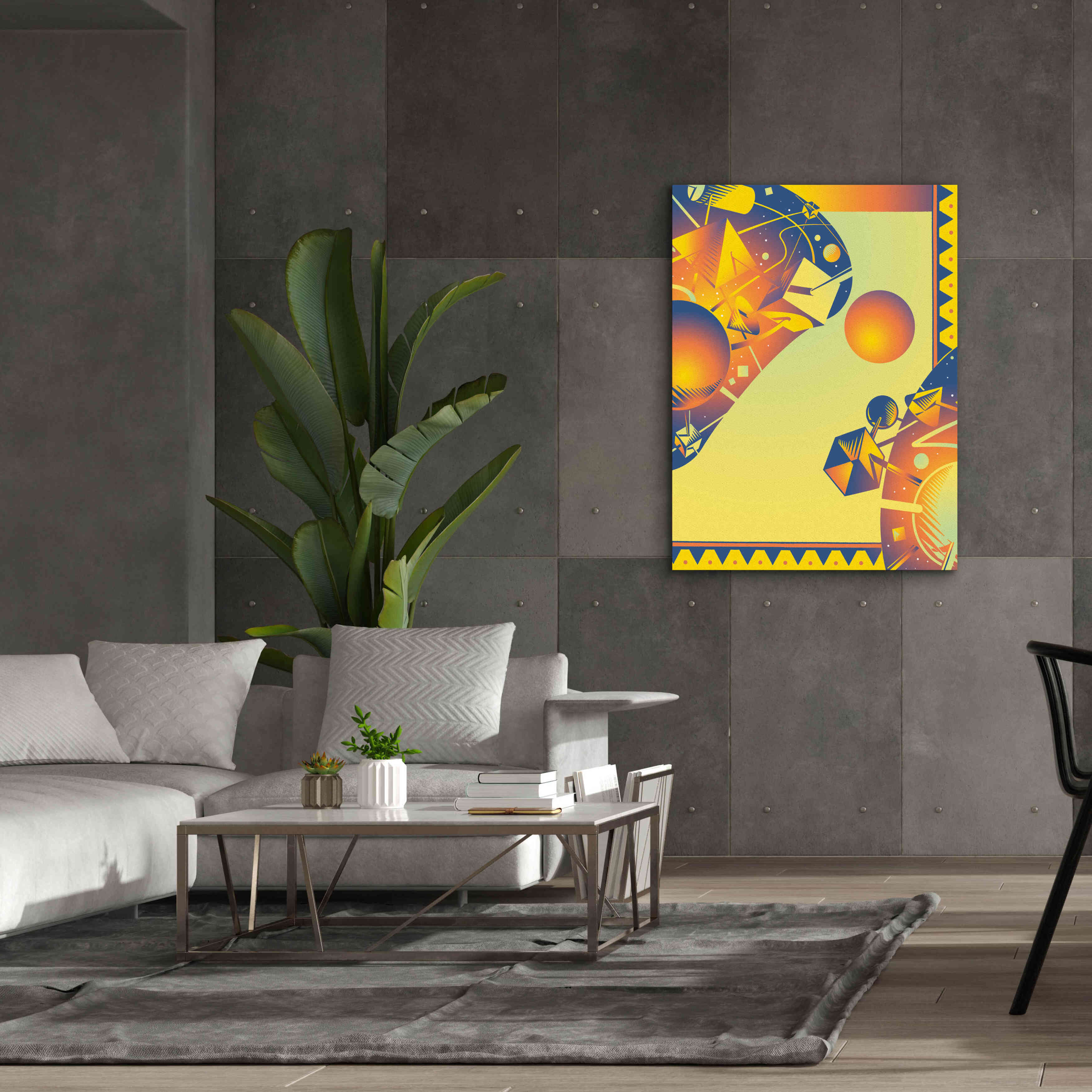 'Cyber Space' by David Chestnutt, Giclee Canvas Wall Art,40 x 54