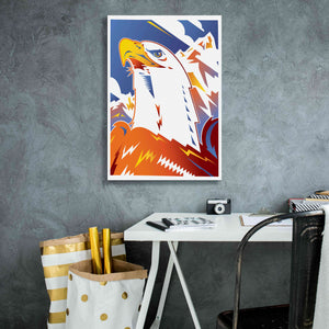 'Eagle' by David Chestnutt, Giclee Canvas Wall Art,18 x 26