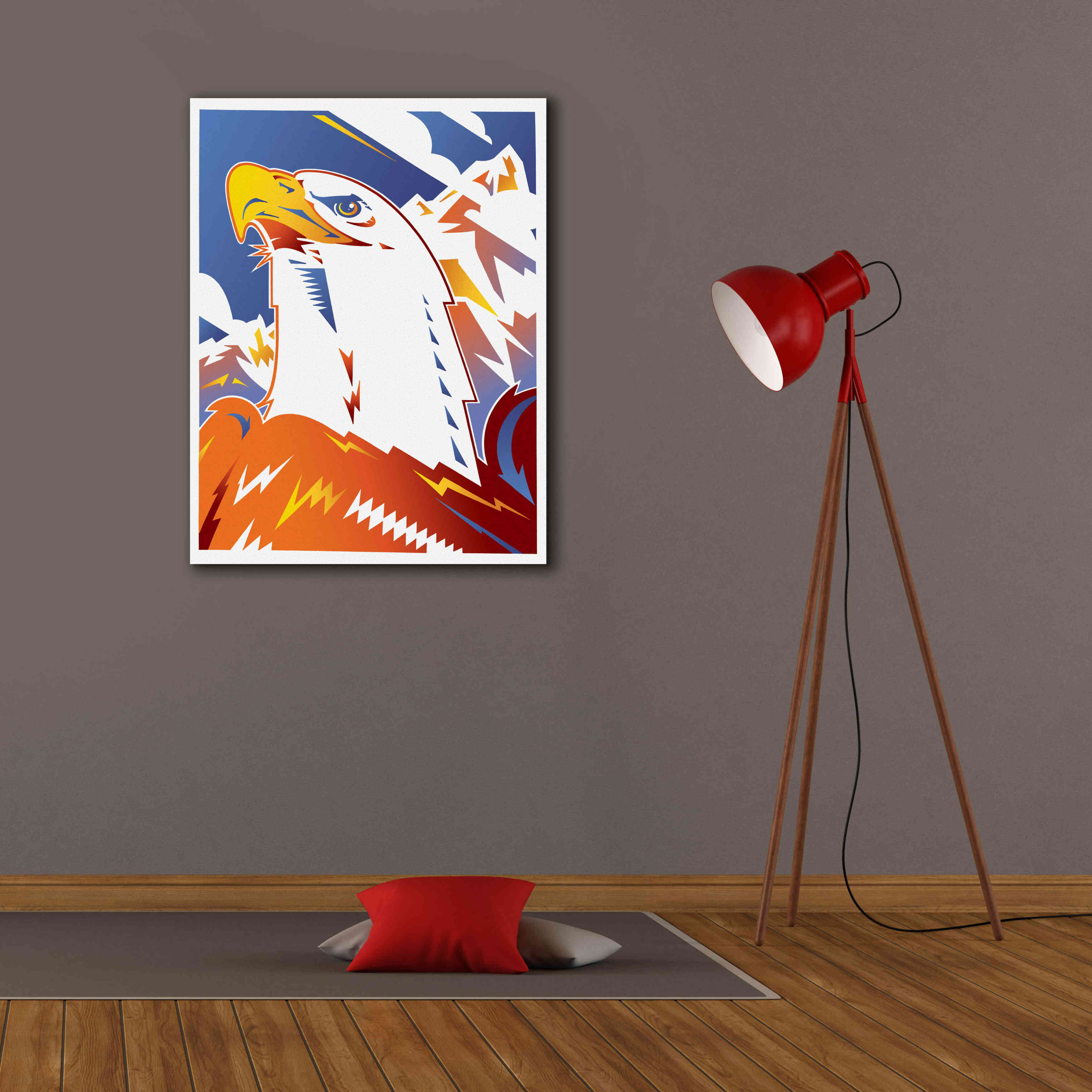 'Eagle' by David Chestnutt, Giclee Canvas Wall Art,26 x 34