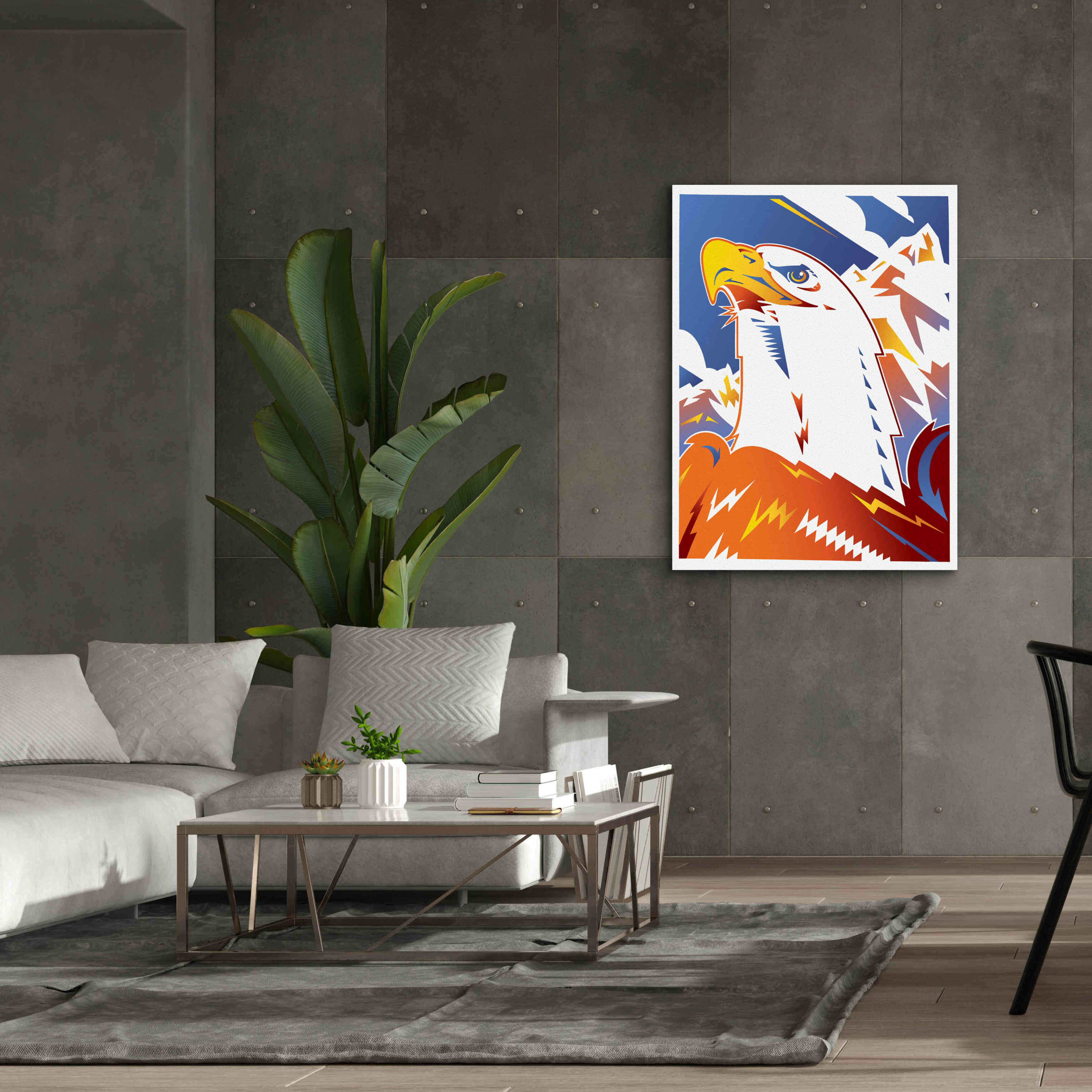 'Eagle' by David Chestnutt, Giclee Canvas Wall Art,40 x 54