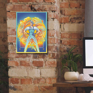 'Environmental Rosie' by David Chestnutt, Giclee Canvas Wall Art,12 x 16