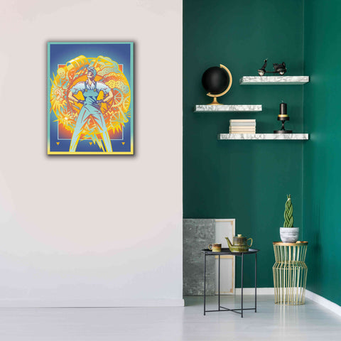 Image of 'Environmental Rosie' by David Chestnutt, Giclee Canvas Wall Art,26 x 34