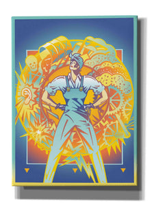 'Environmental Rosie' by David Chestnutt, Giclee Canvas Wall Art