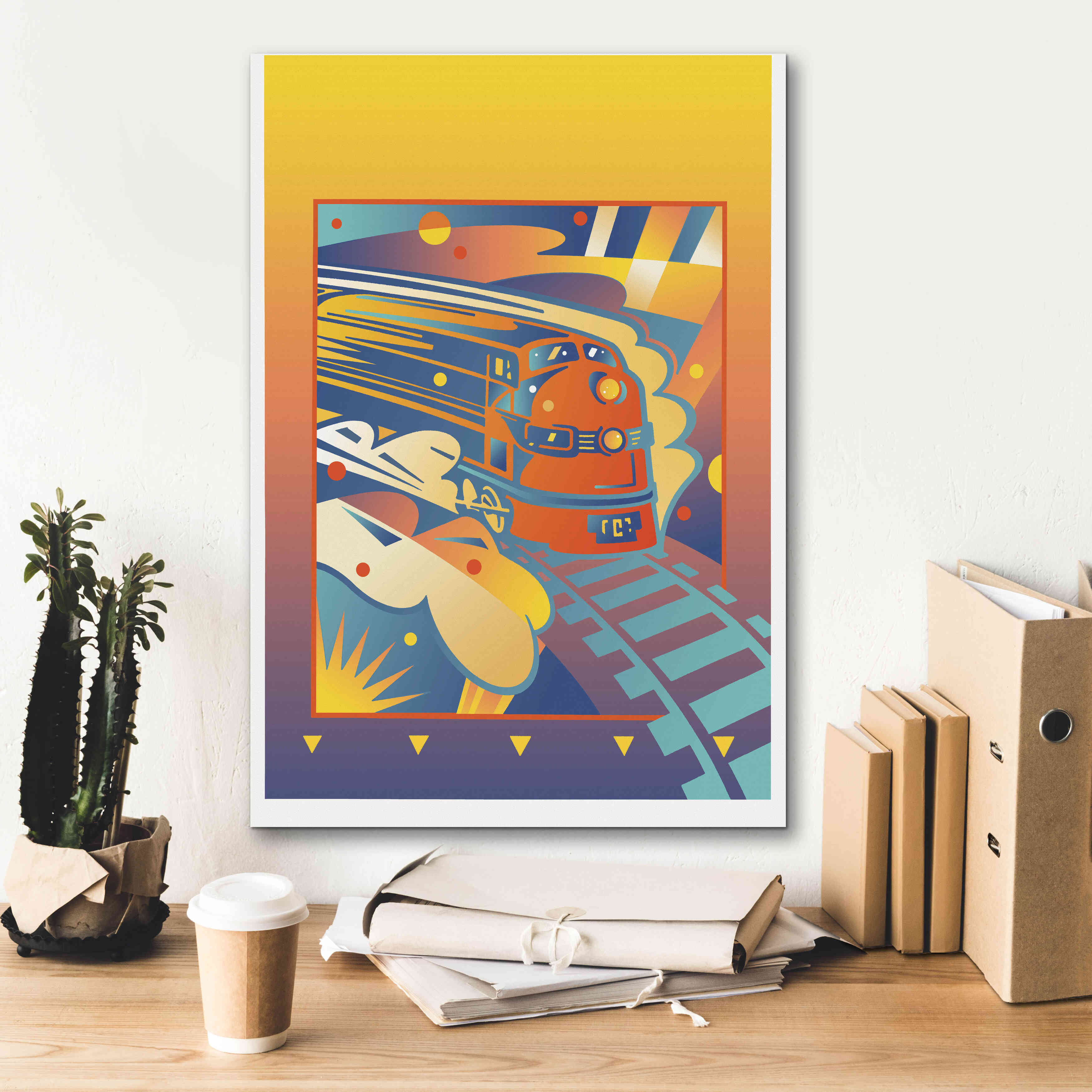 'Express' by David Chestnutt, Giclee Canvas Wall Art,18 x 26