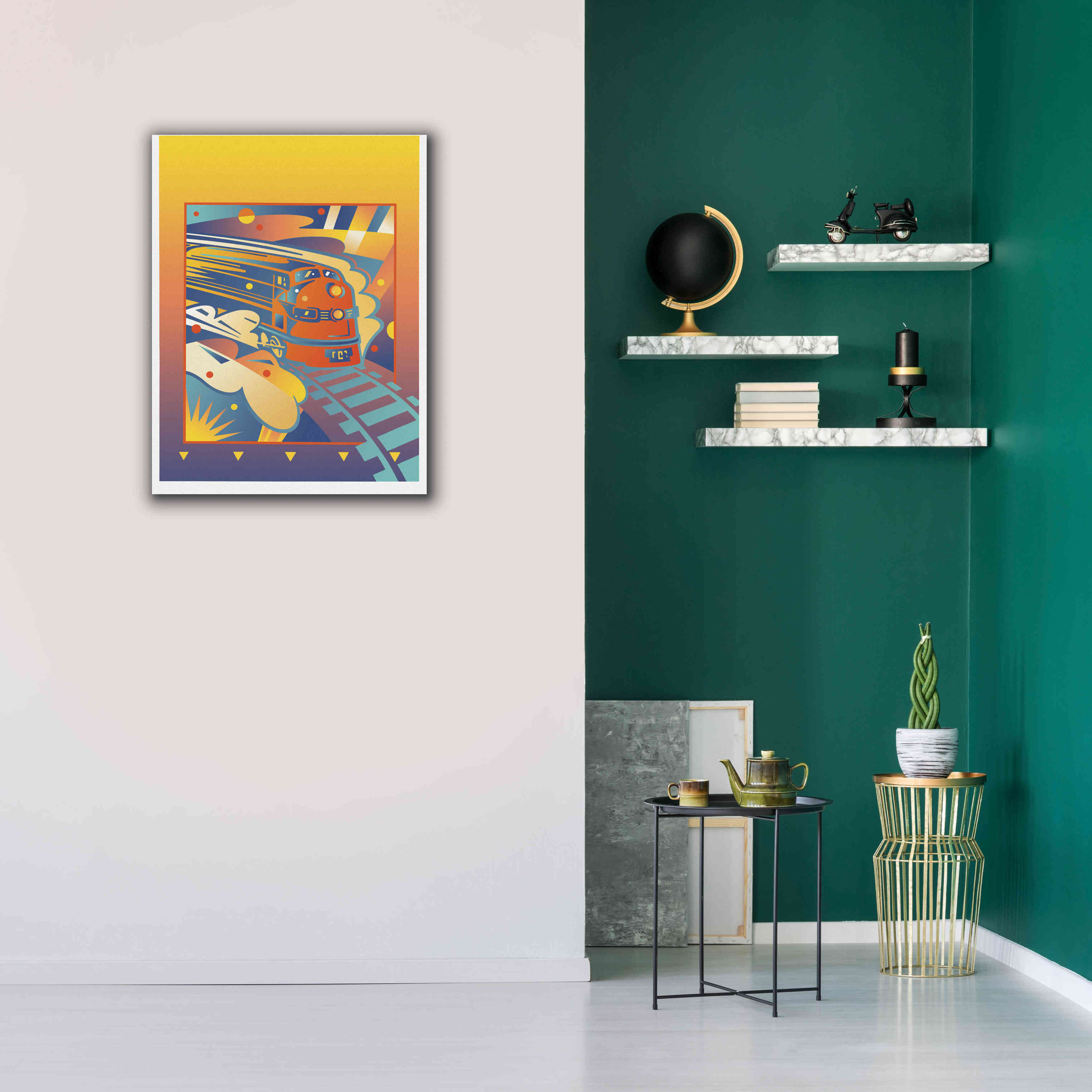 'Express' by David Chestnutt, Giclee Canvas Wall Art,26 x 34