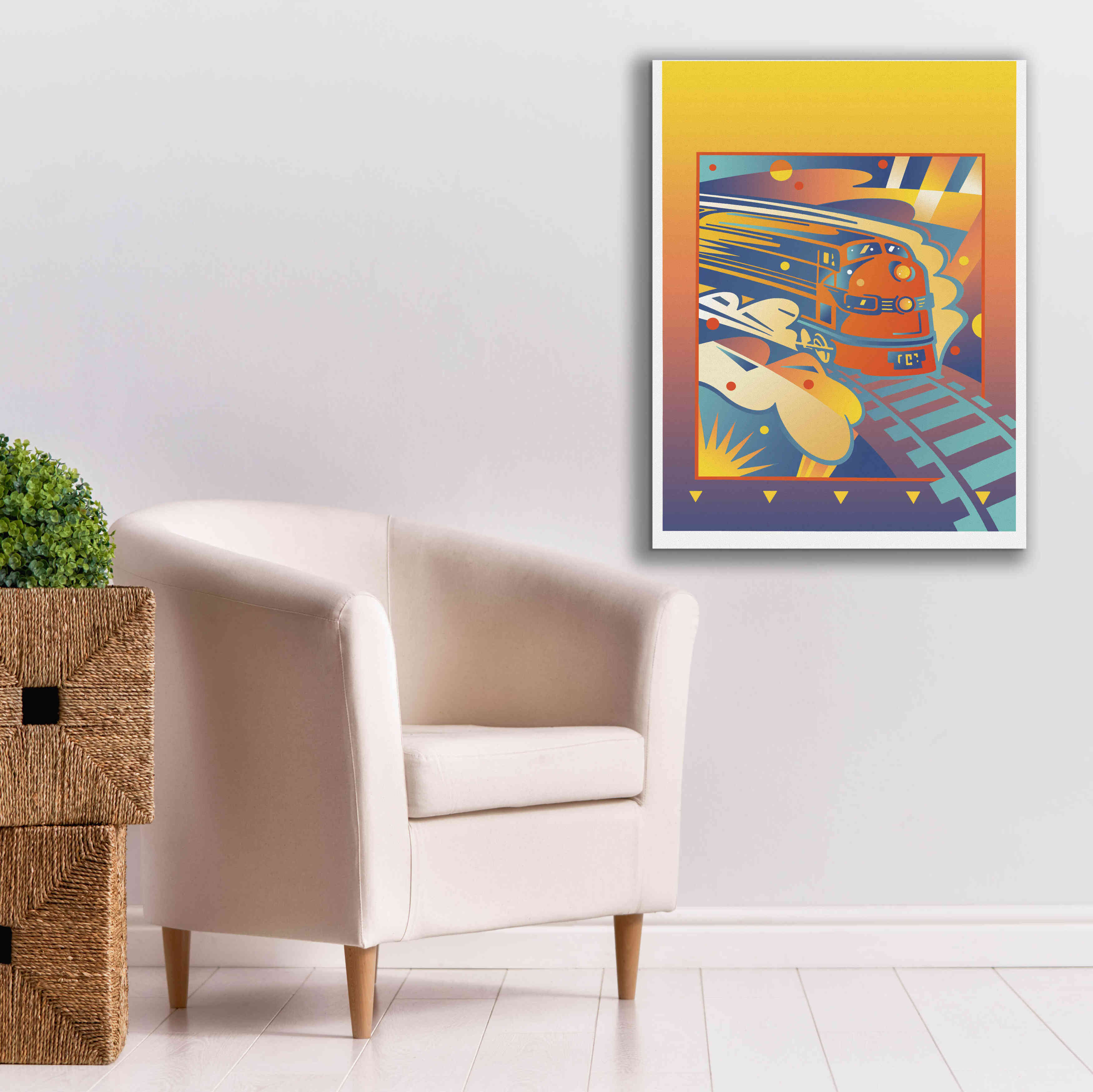'Express' by David Chestnutt, Giclee Canvas Wall Art,26 x 34