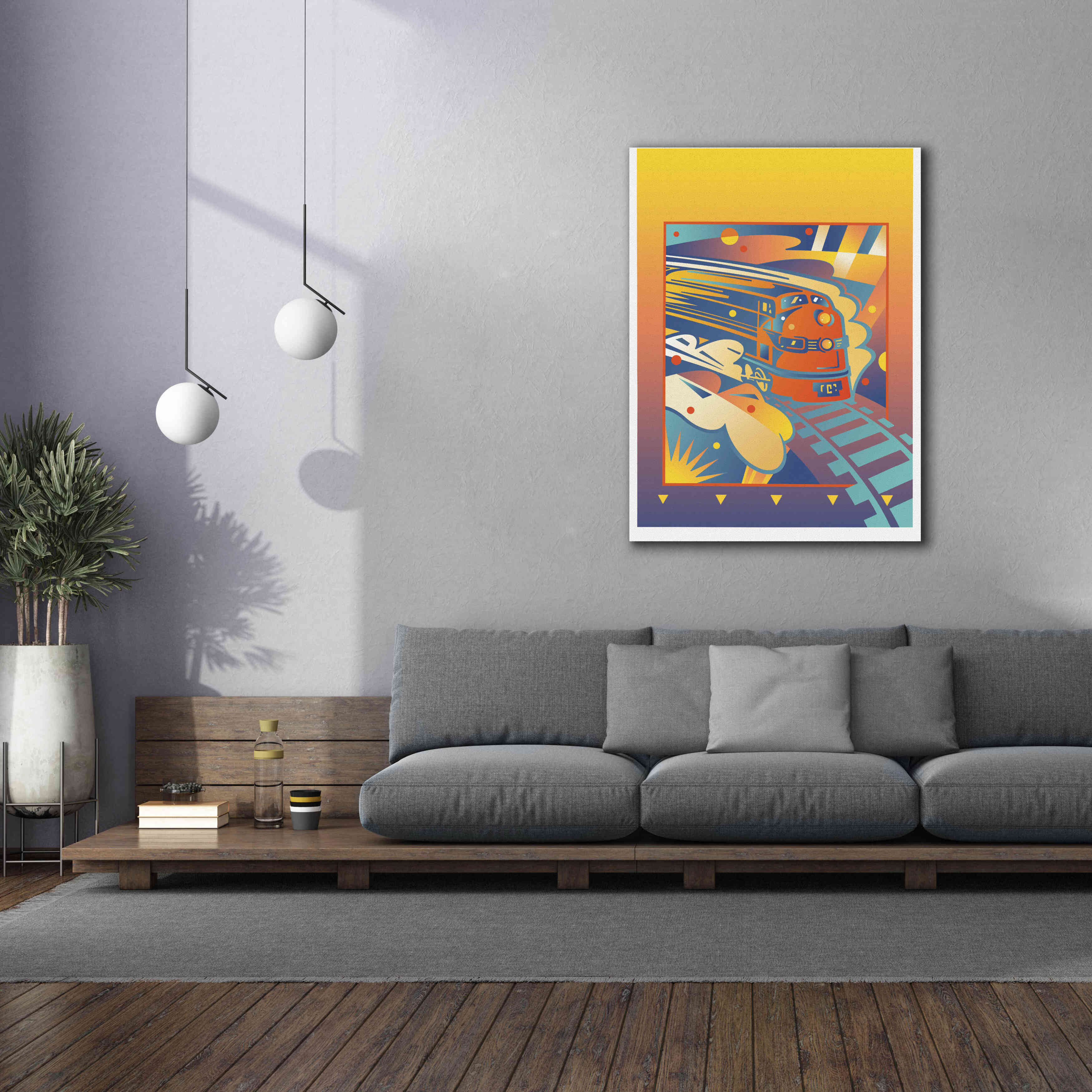 'Express' by David Chestnutt, Giclee Canvas Wall Art,40 x 54